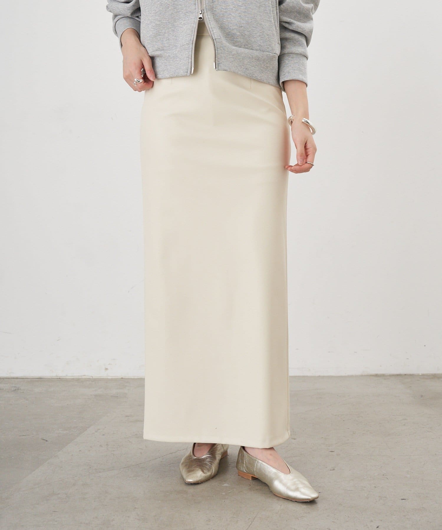 SHENERY(シーナリー) 【26SS予約】レザーマキシスカート