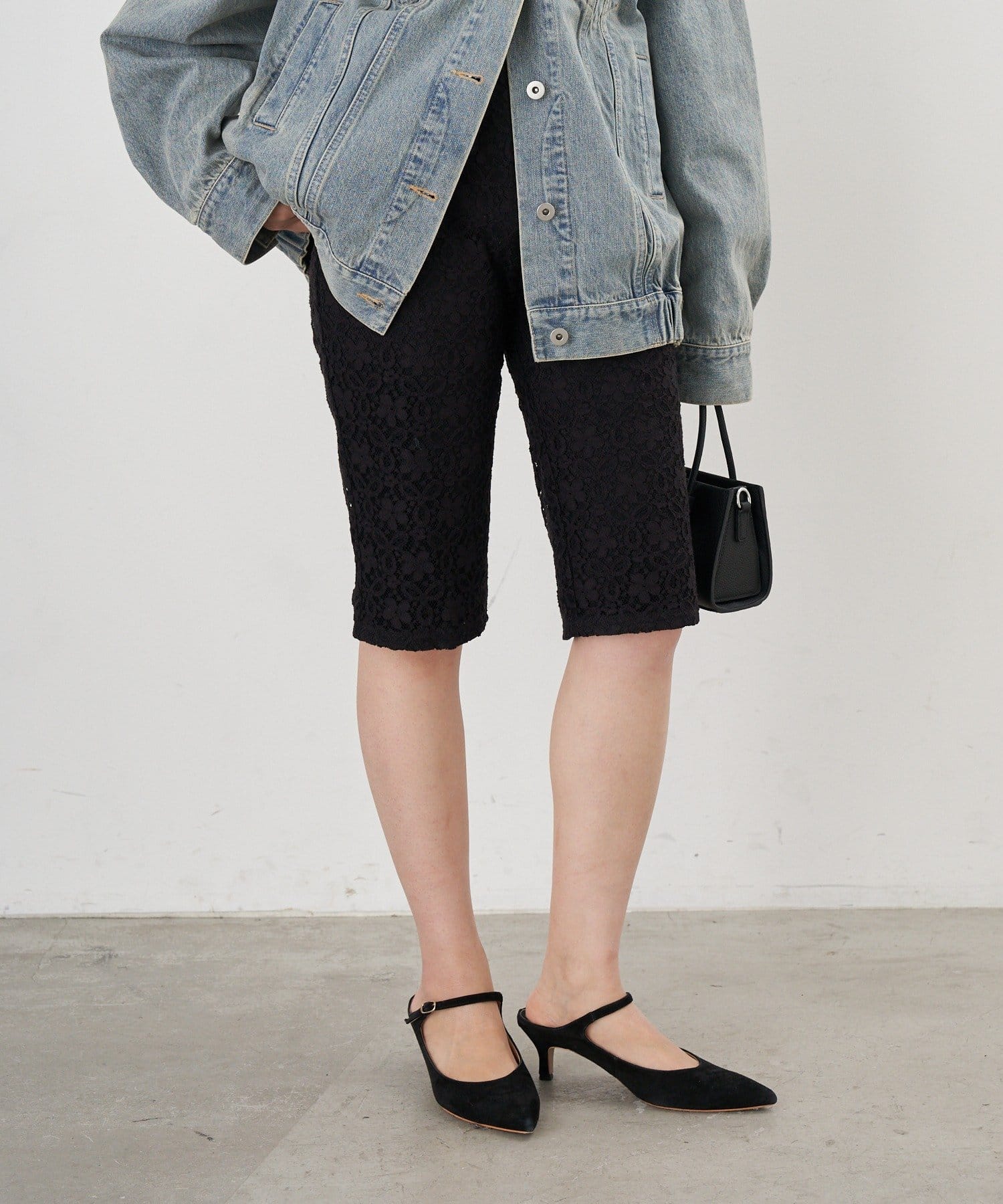 SHENERY(シーナリー) 【26SS予約】レースバイカーパンツ