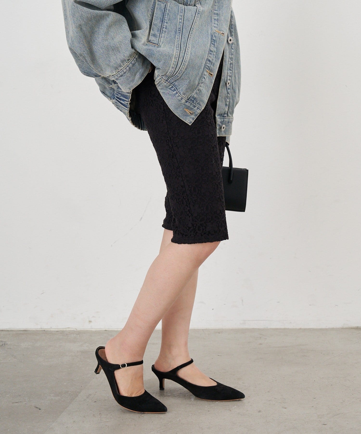 SHENERY(シーナリー) 【26SS予約】レースバイカーパンツ