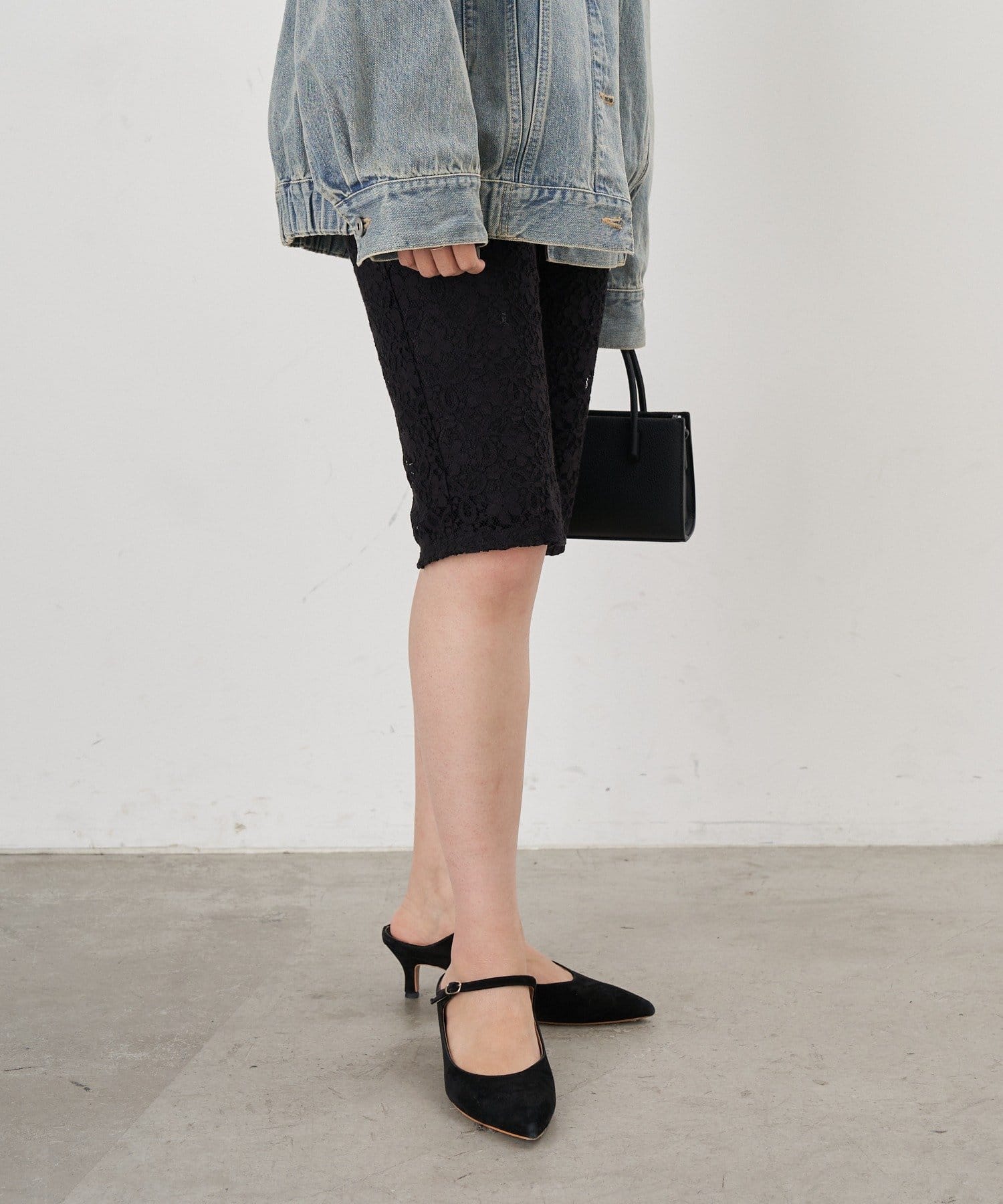 SHENERY(シーナリー) 【26SS予約】レースバイカーパンツ