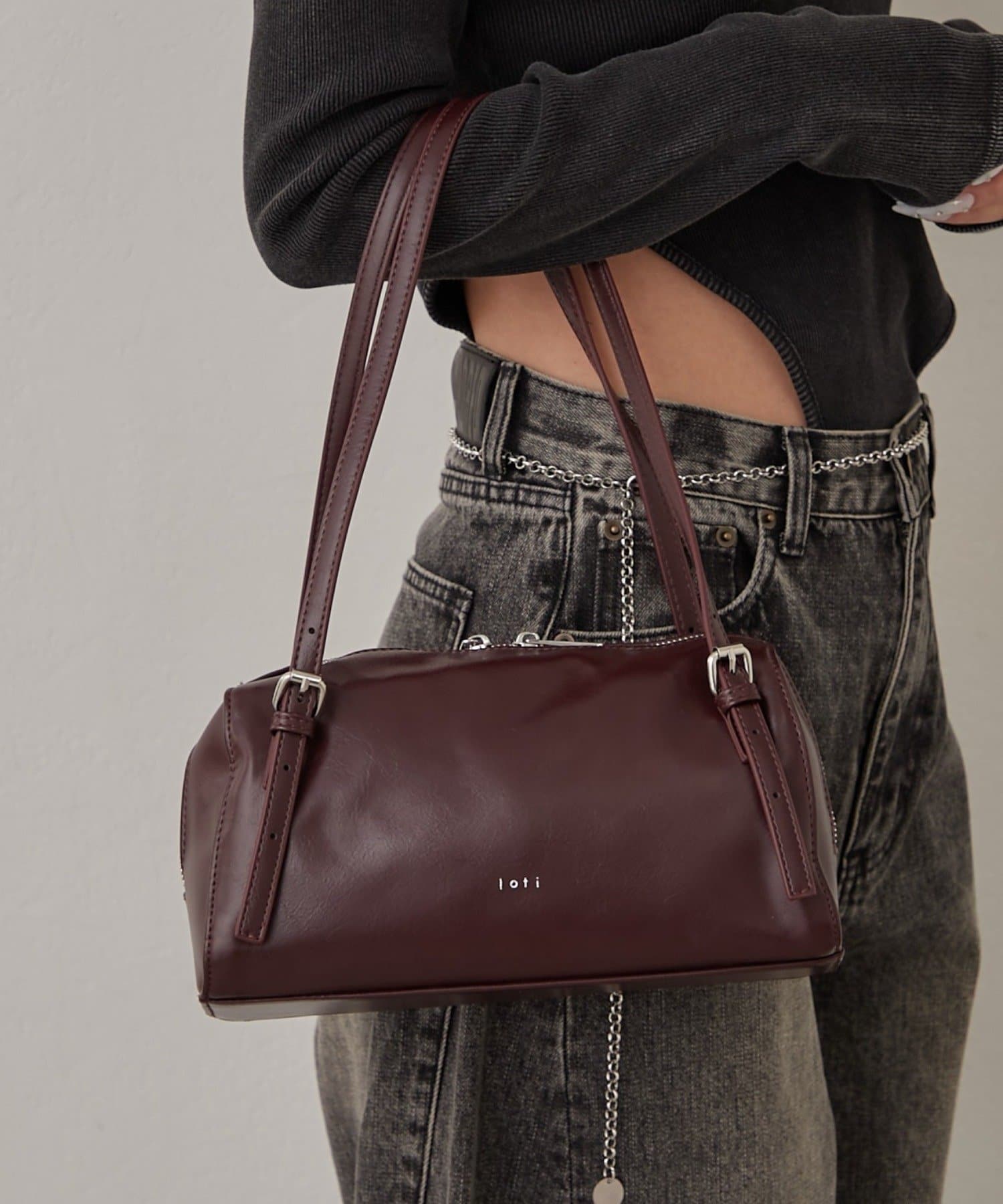 mline(エムライン) loti ワイドボストンBAG