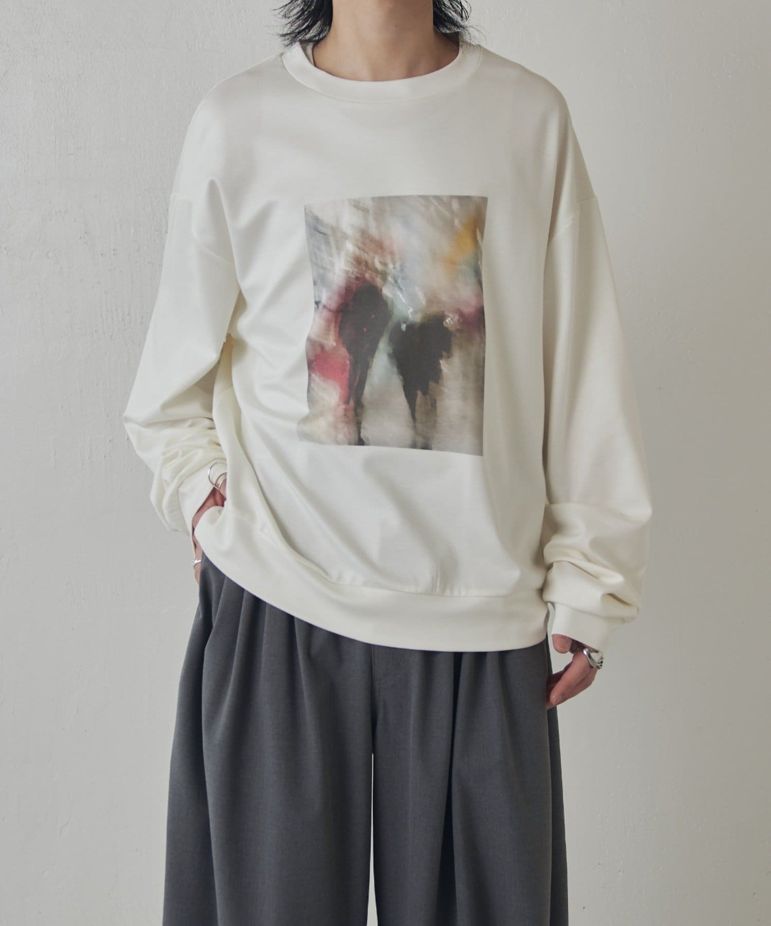 Lui's(ルイス) OUT OF FORCUS ロングスリーブTシャツ