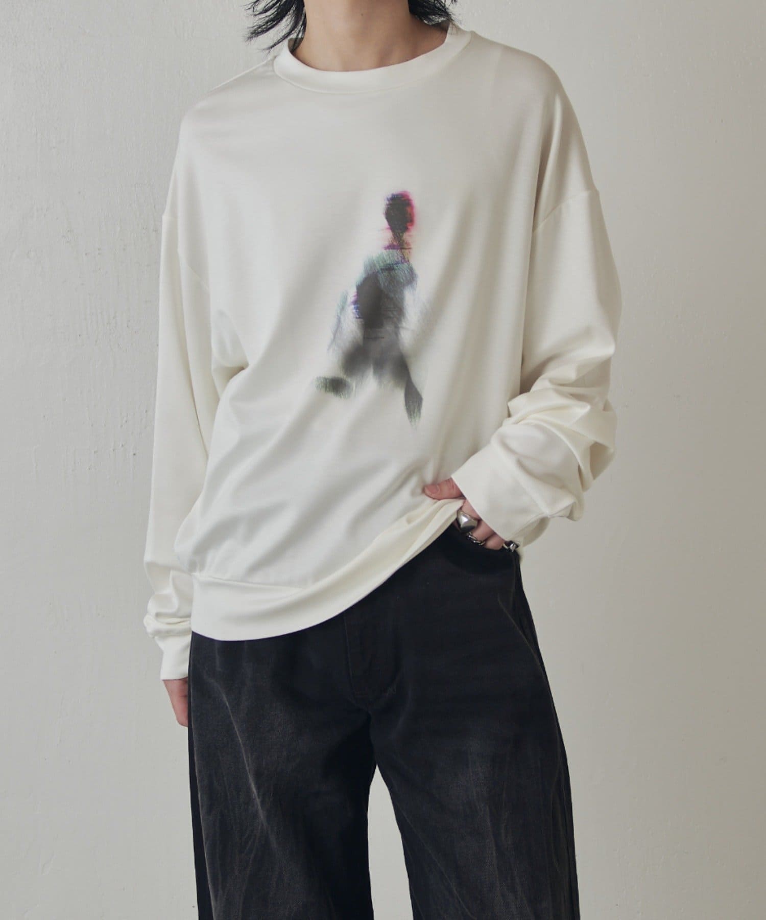 Lui's(ルイス) OUT OF FORCUS ロングスリーブTシャツ