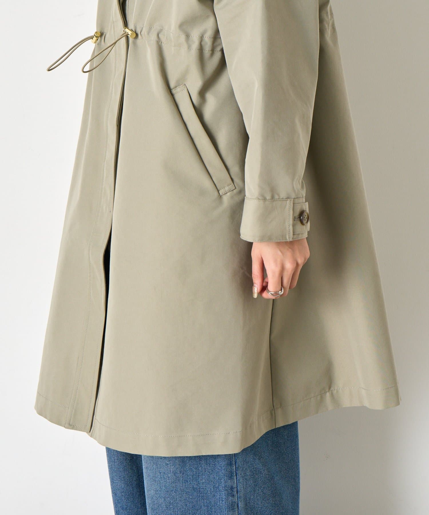 Jena　espace merveilleux(ジェナ　エスパスメルヴェイユ) ウエストギャザーコート