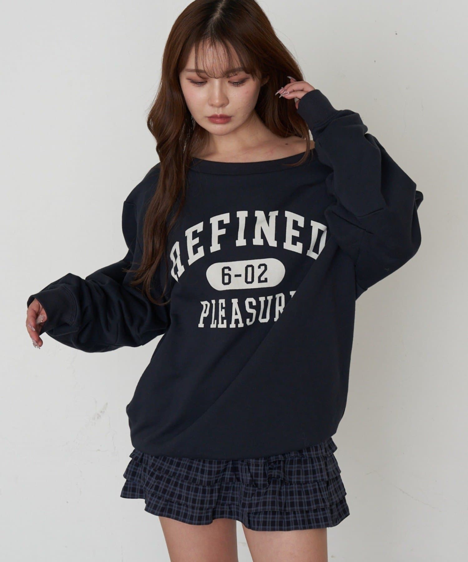 RAY CASSIN(レイカズン) ワンショルスウェット