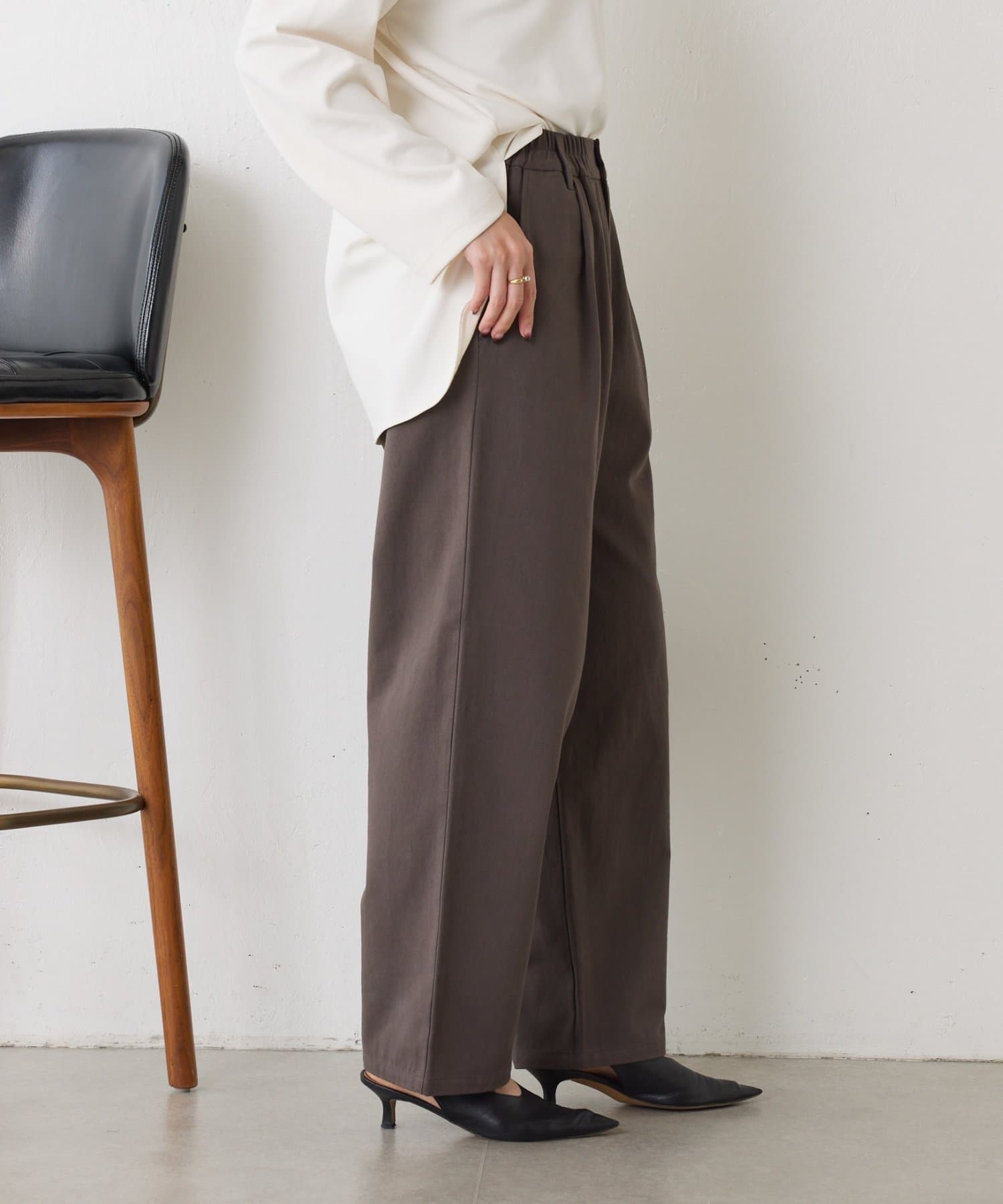 Jena　espace merveilleux(ジェナ　エスパスメルヴェイユ) 【キレイ目カジュアル】ストレートチノパンツ