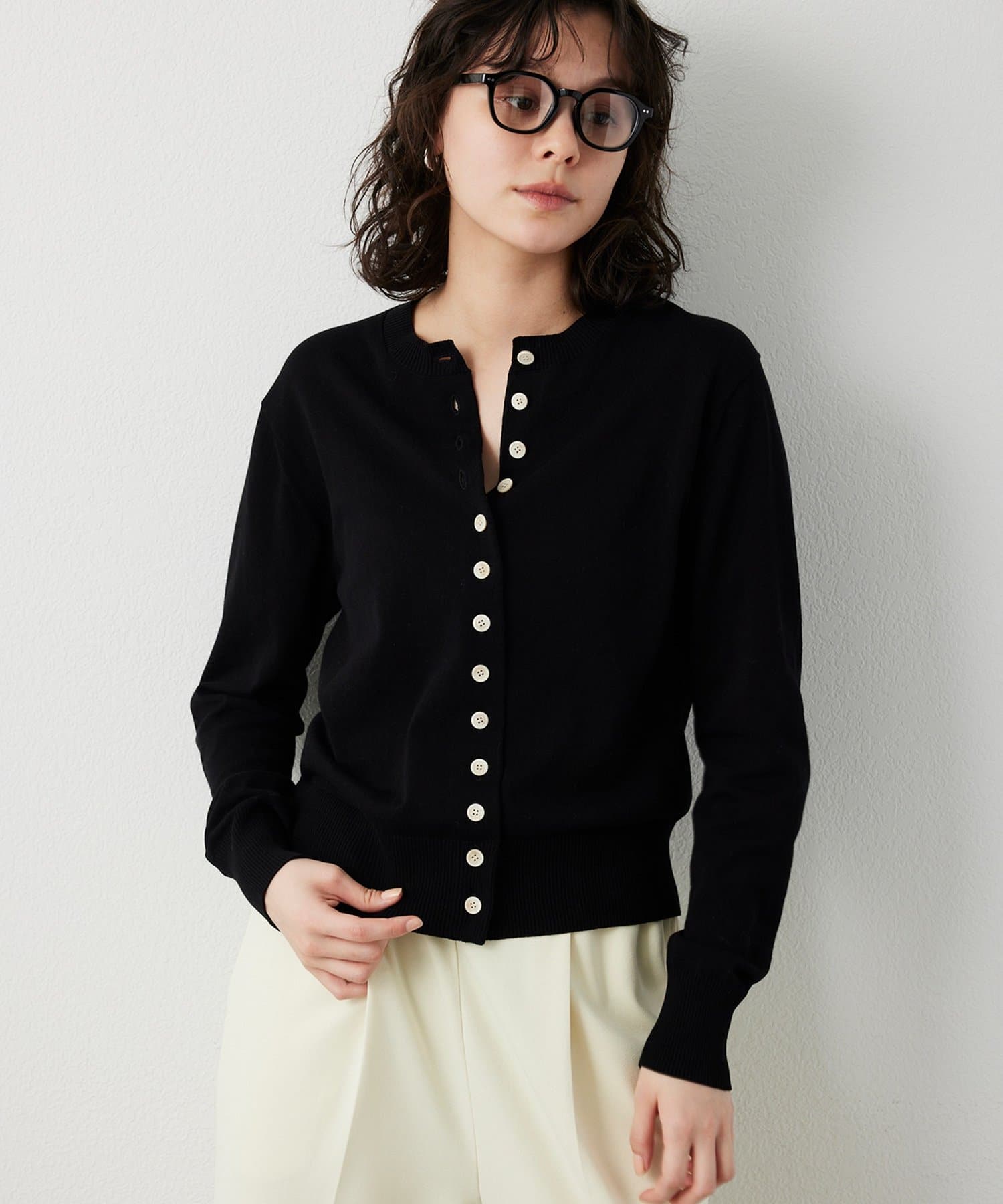 Whim Gazette(ウィム ガゼット) 16Gテンジクカーディガン