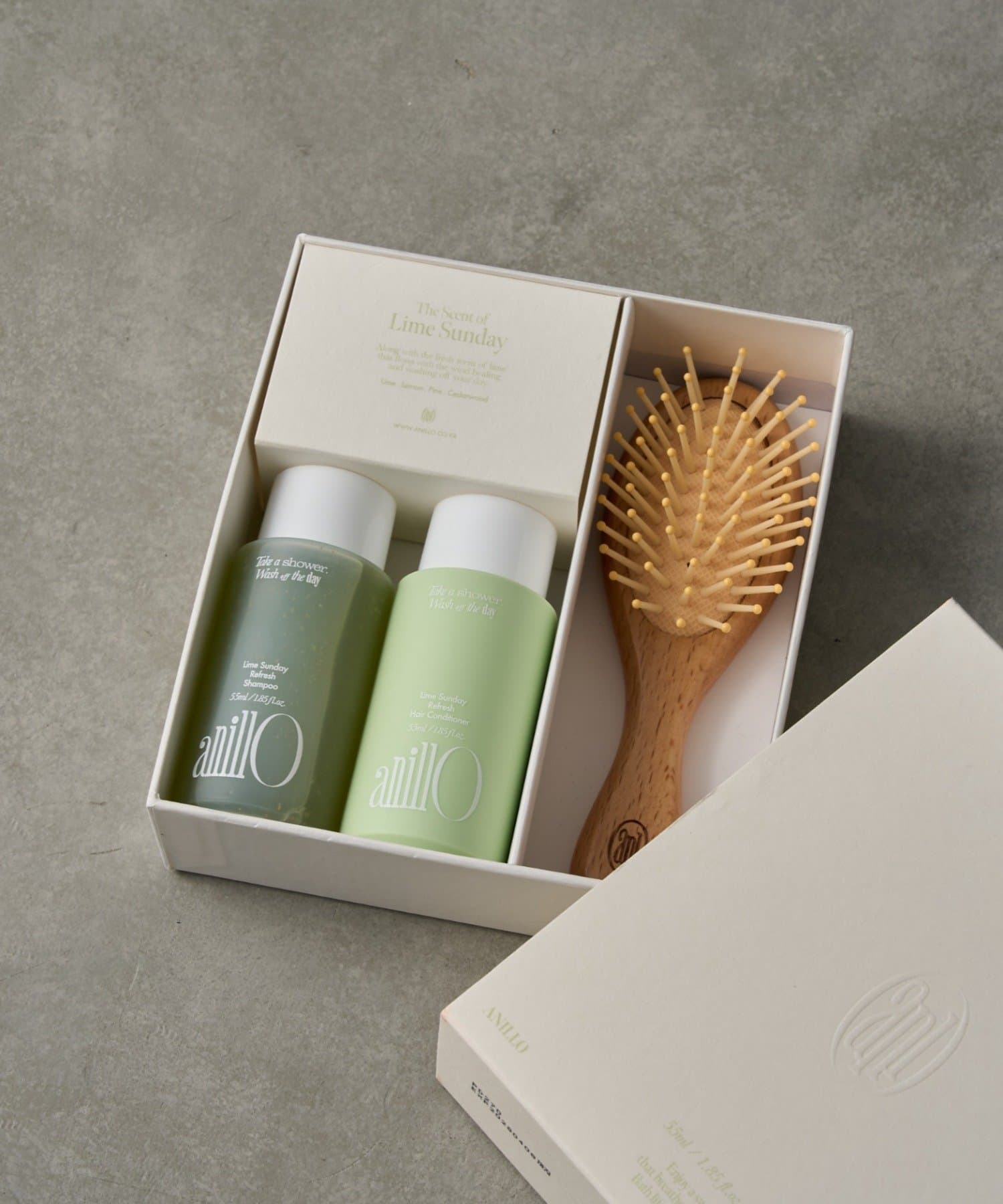 BIRTHDAY BAR(バースデイバー) 【anillo】Limesunday Refresh hair&brushset