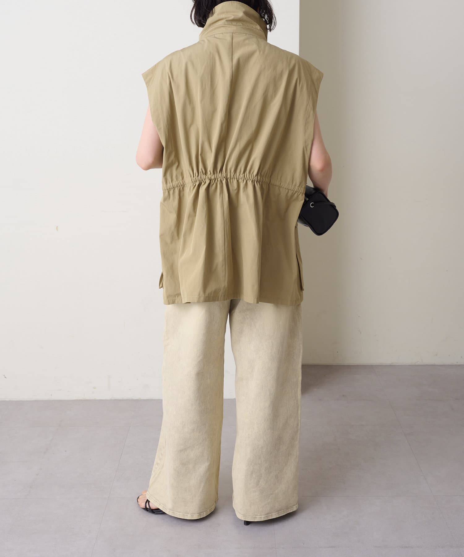 OUTLET(アウトレット) 【Omekashi】ドロストカラーデニム