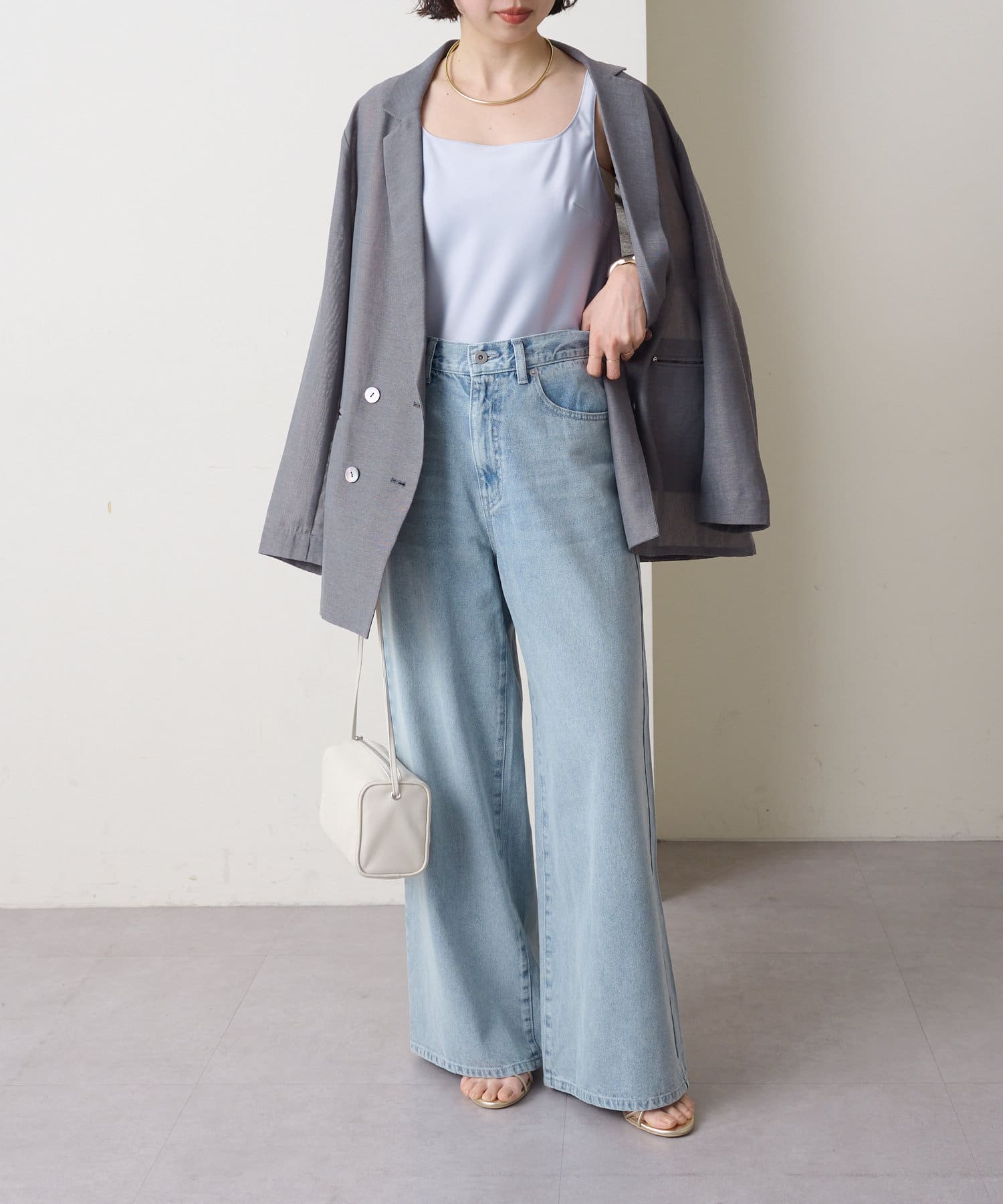 OUTLET(アウトレット) 【Omekashi】サテンタンクキャミソール