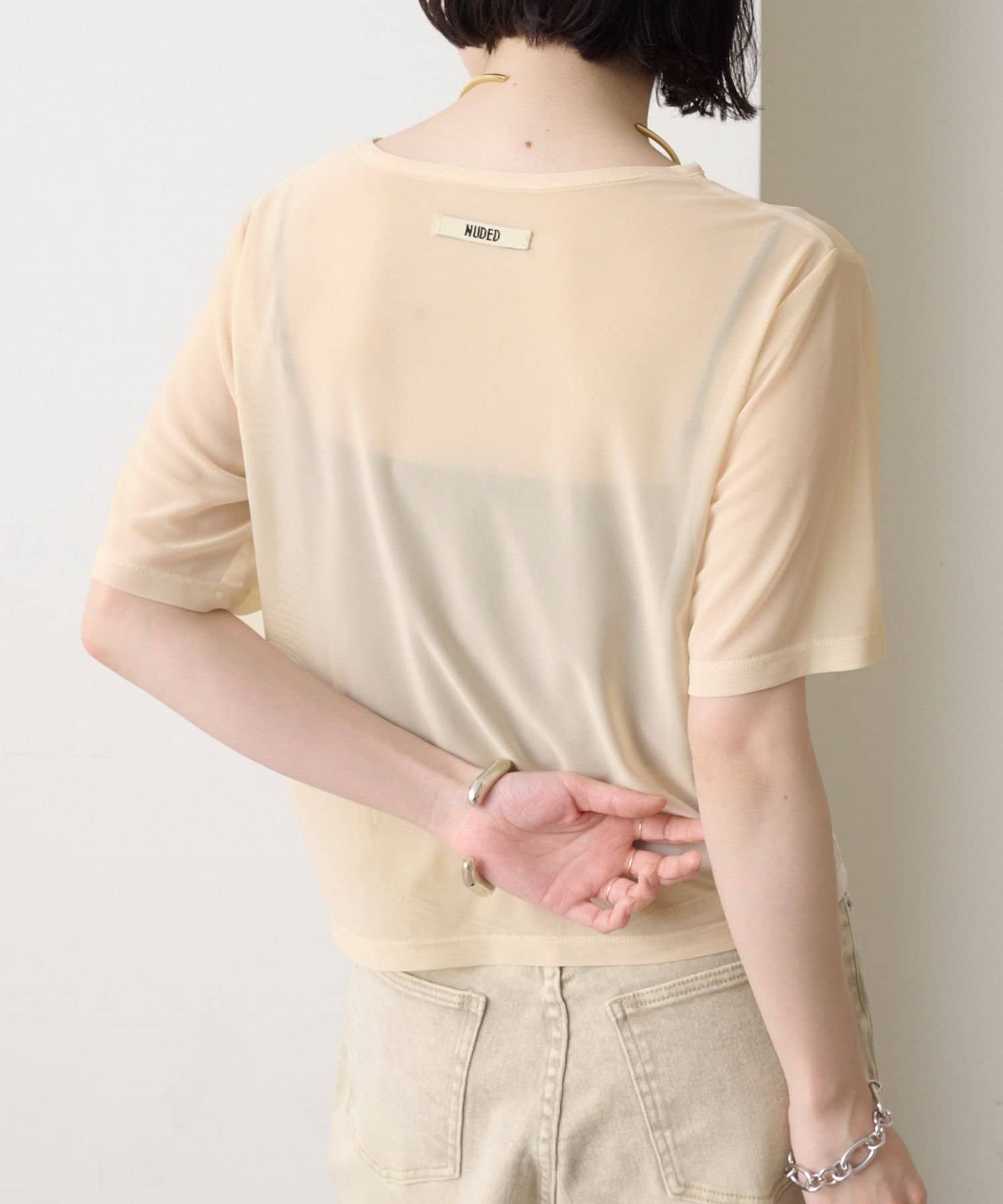 OUTLET(アウトレット) 【Omekashi】NUDEDチュールT