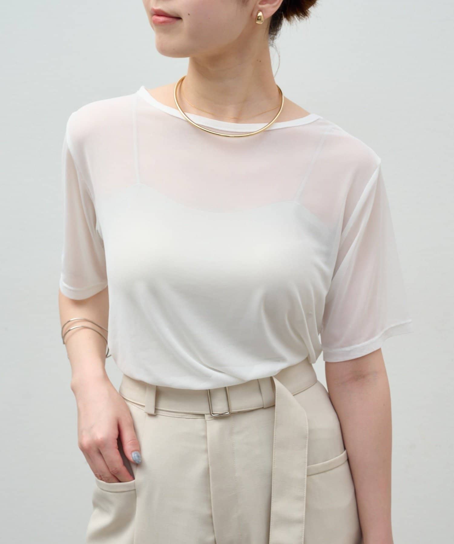 OUTLET(アウトレット) 【Omekashi】NUDEDチュールT