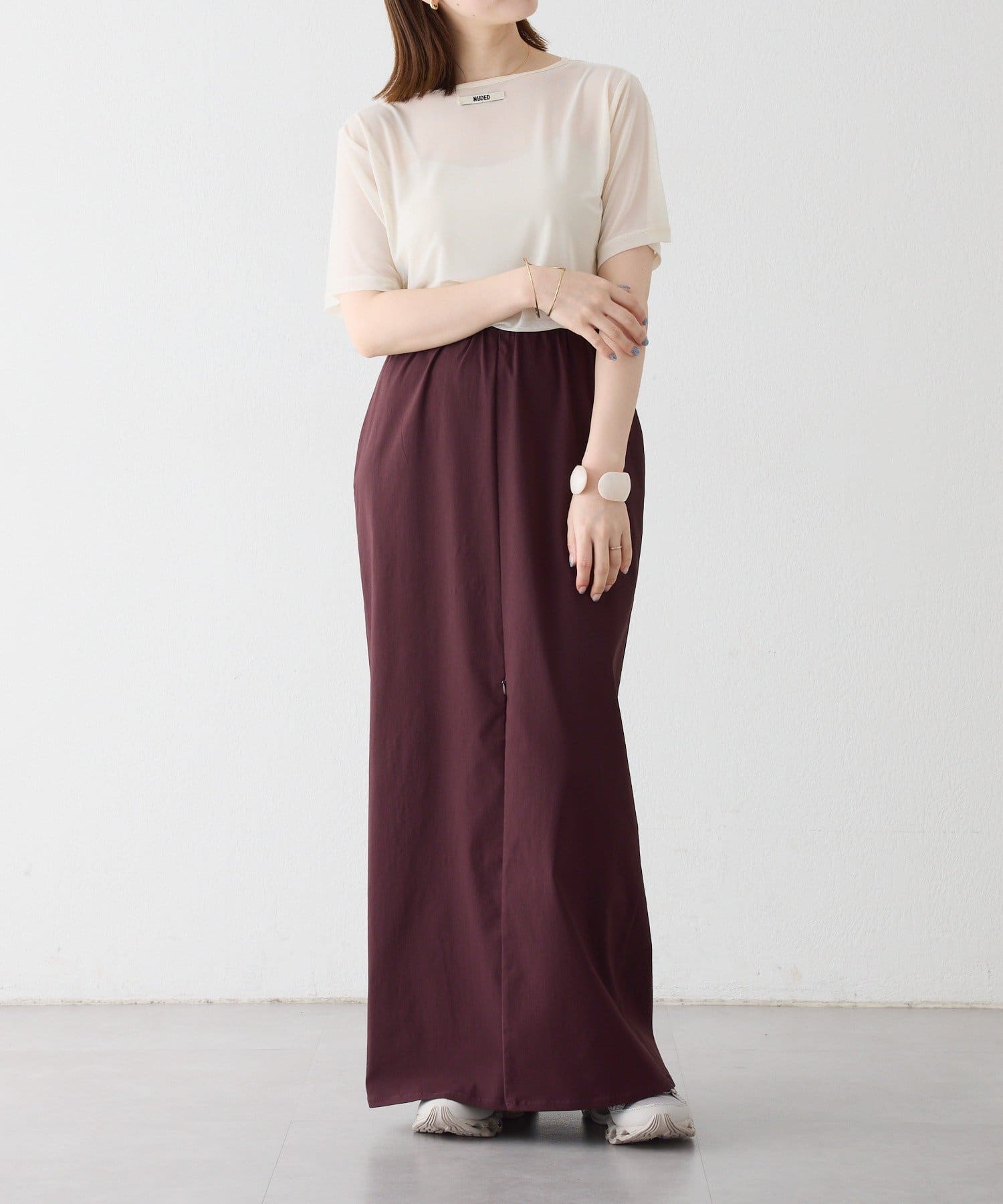 OUTLET(アウトレット) 【Omekashi】NUDEDチュールT