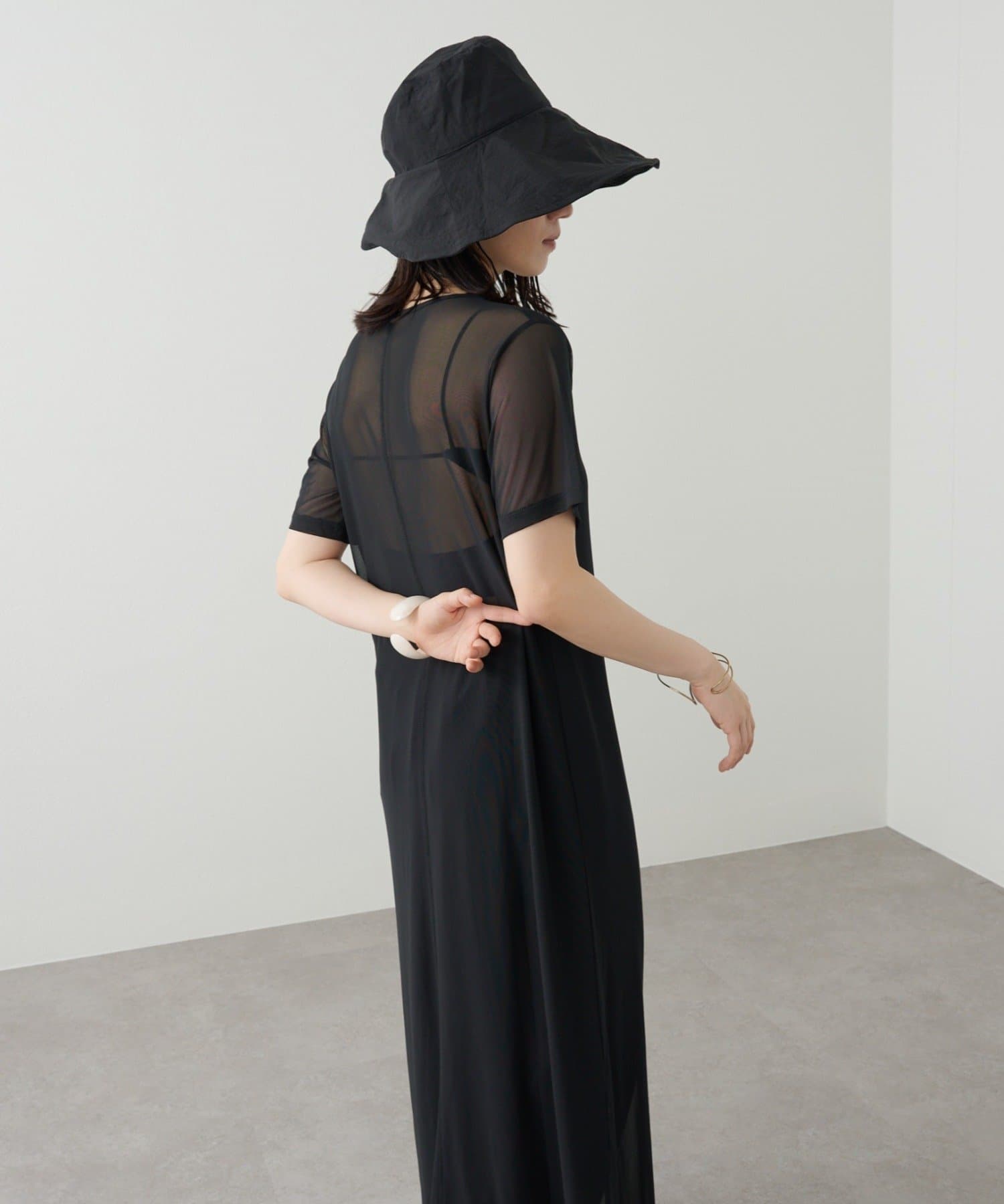 OUTLET(アウトレット) 【Omekashi】半袖チュールワンピース