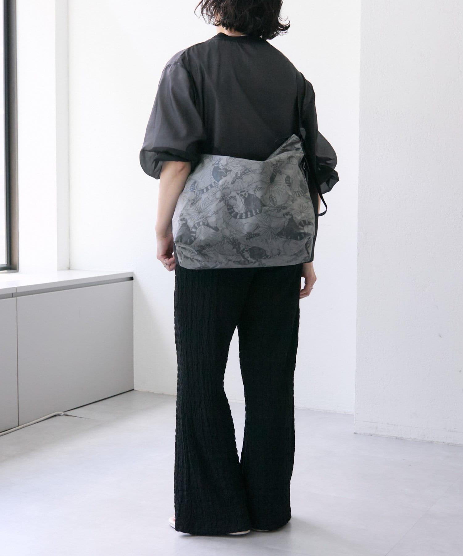 ear PAPILLONNER】ワオキツネザル柄トート＆ショルダーバッグ | OUTLET