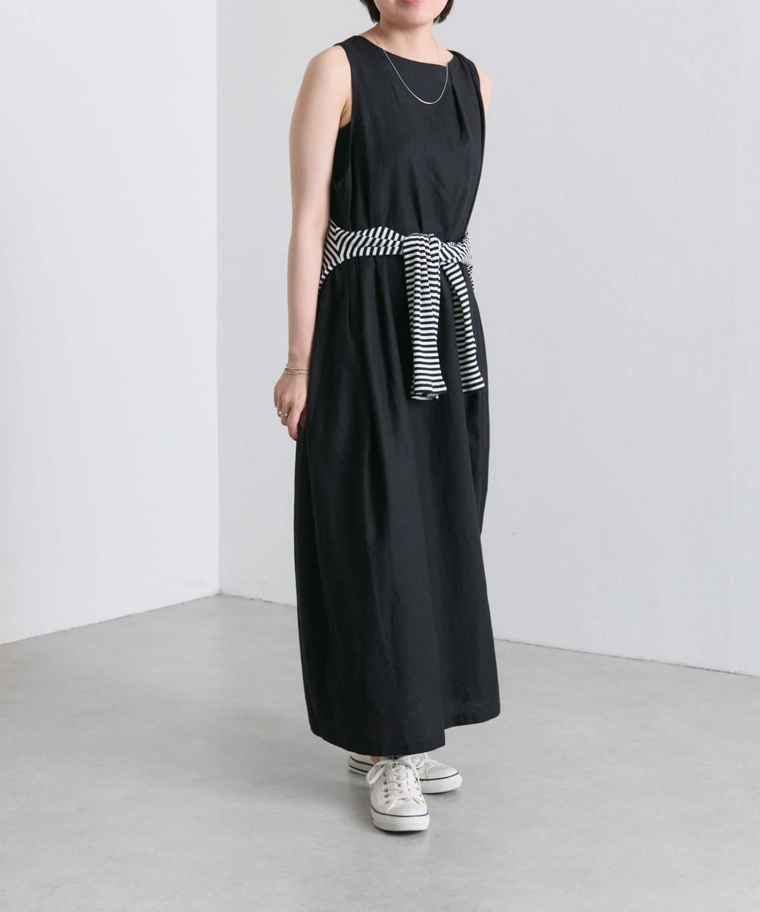 OUTLET(アウトレット) 【ear PAPILLONNER】アシメノースリワンピース