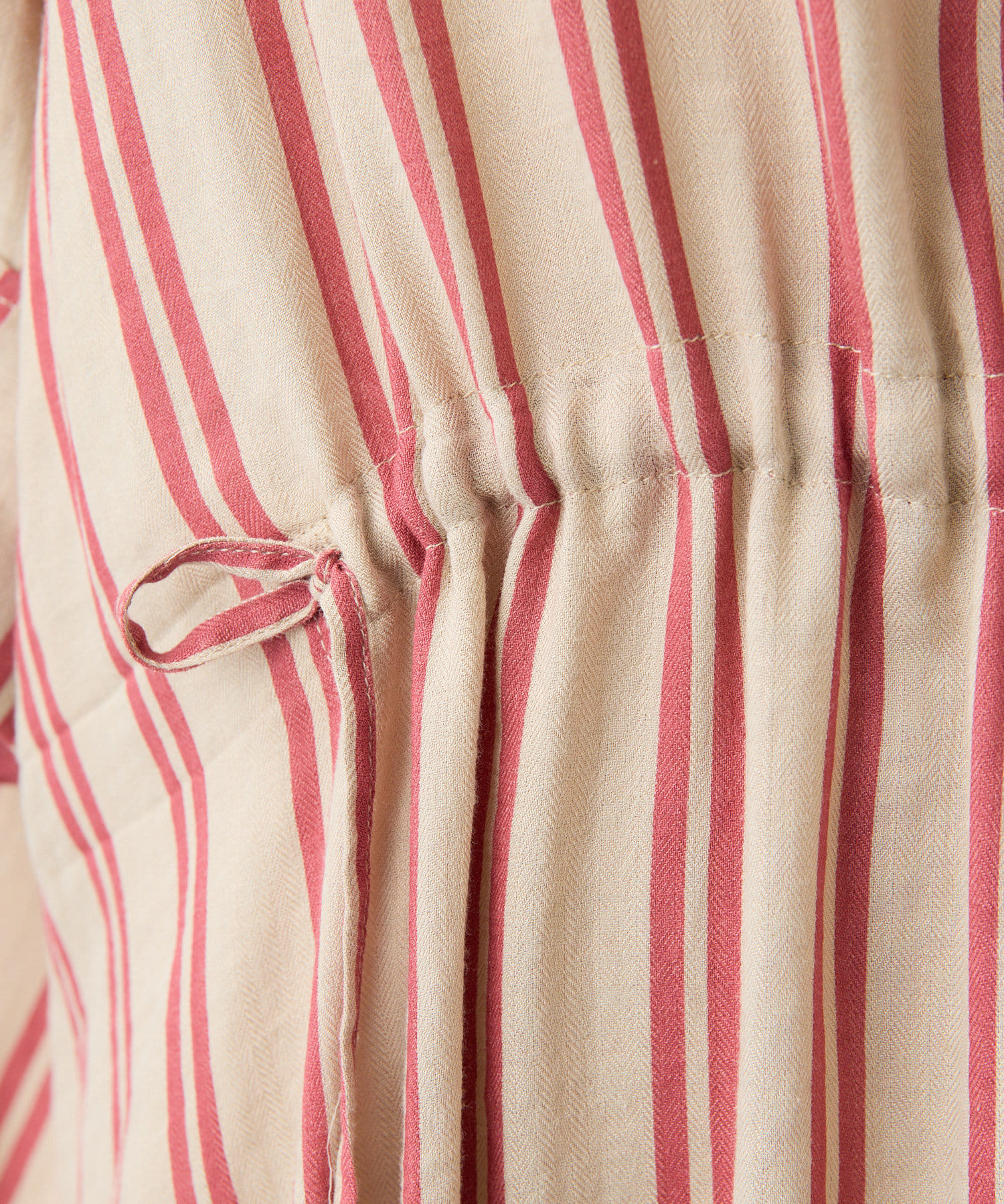 OUTLET(アウトレット) 【ear PAPILLONNER】フロントドロストストライプワンピース