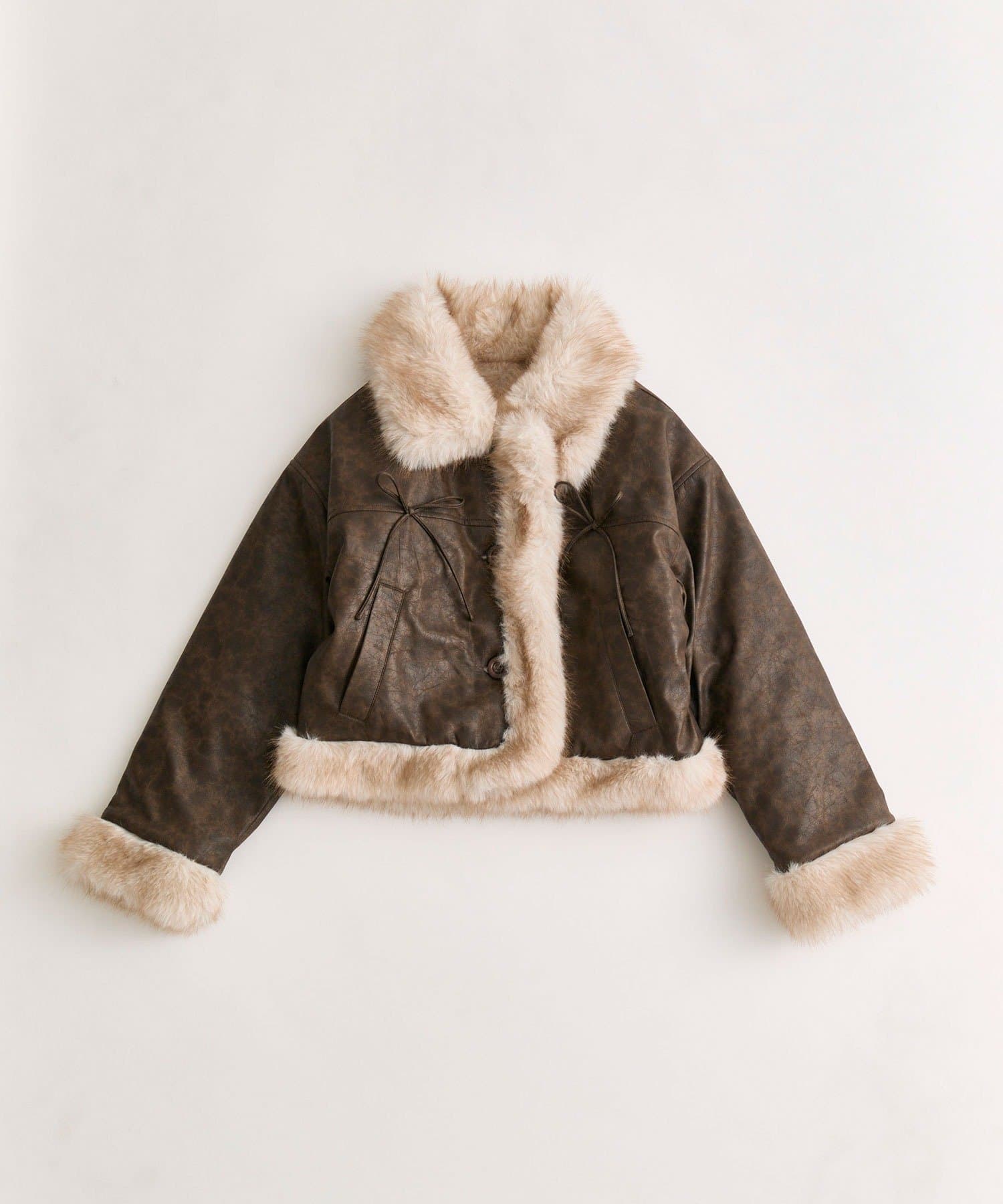 OLIVE des OLIVE(オリーブ デ オリーブ) ファームートンジャケット