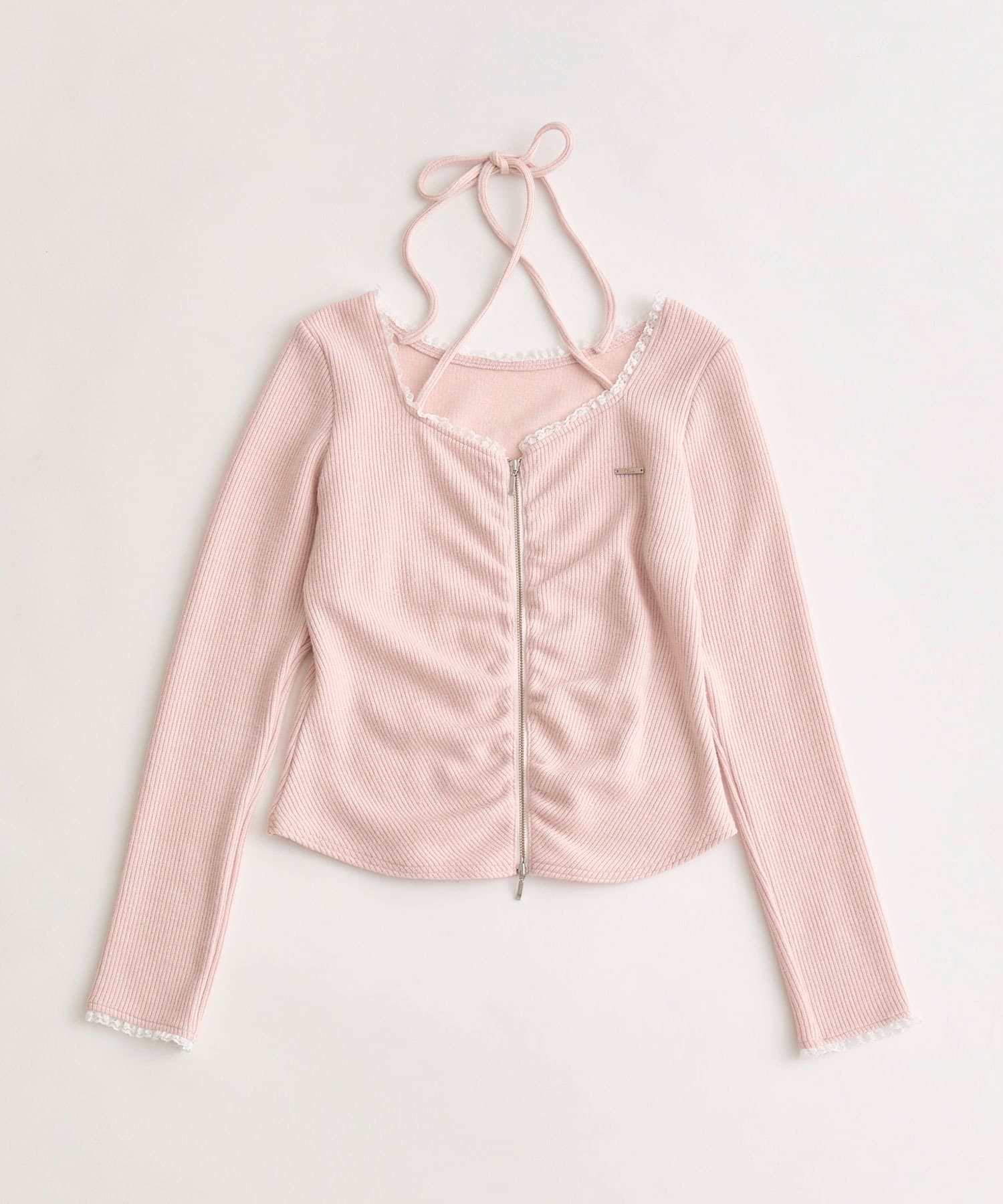 OLIVE des OLIVE(オリーブ デ オリーブ) 胸ギャザートップス