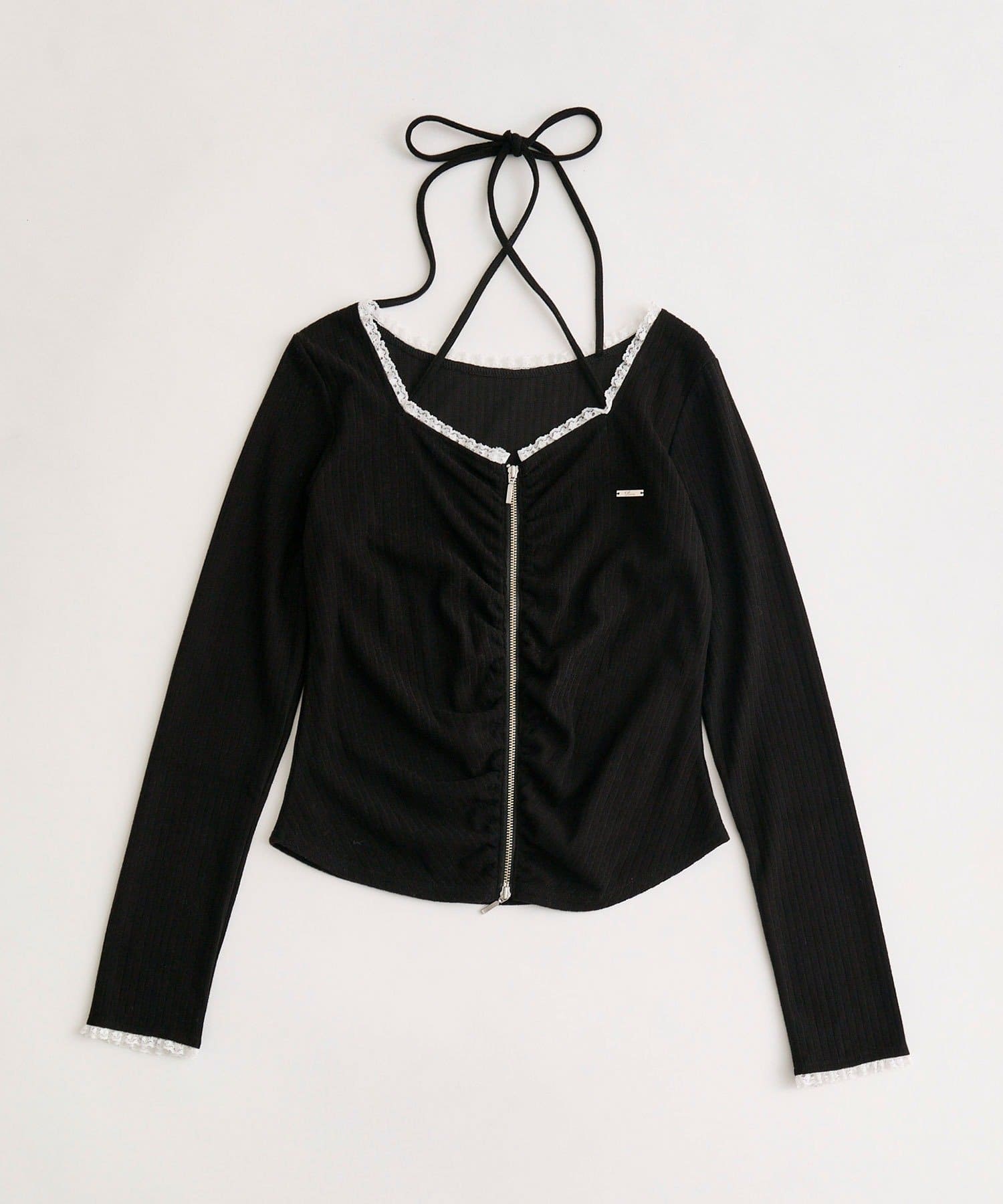 OLIVE des OLIVE(オリーブ デ オリーブ) 胸ギャザートップス