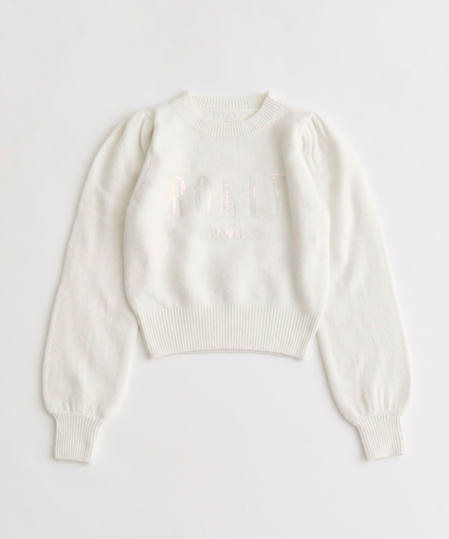 OLIVE des OLIVE(オリーブ デ オリーブ) スパンコール刺繍トップス