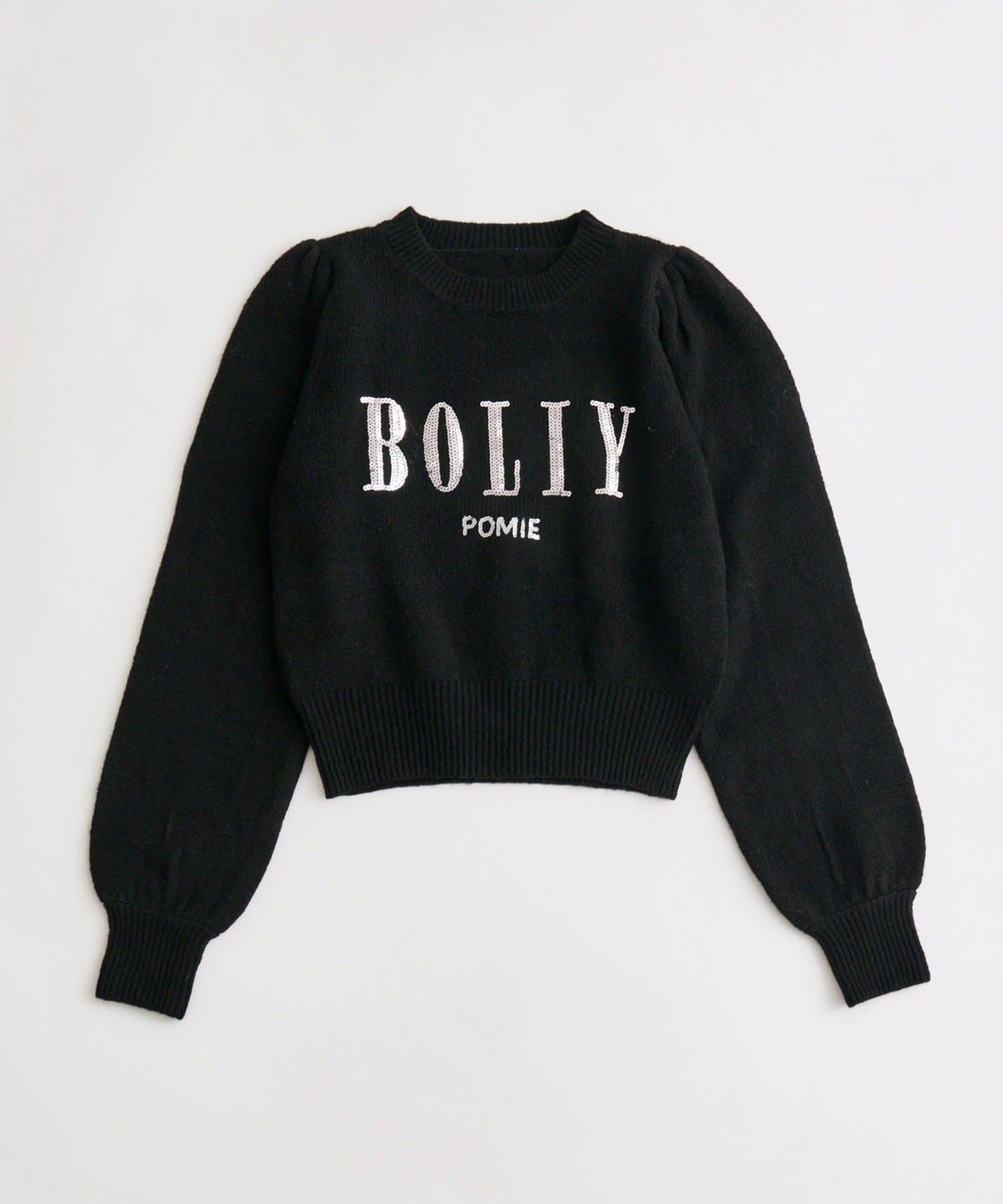 OLIVE des OLIVE(オリーブ デ オリーブ) スパンコール刺繍トップス