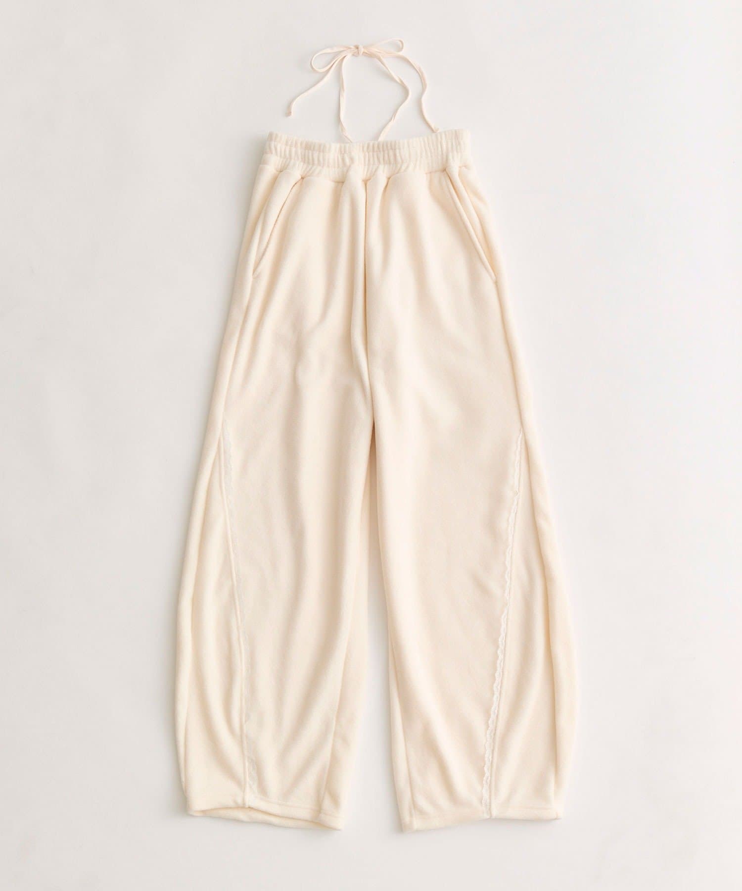 OLIVE des OLIVE(オリーブ デ オリーブ) キラキラバレルレッグパンツ