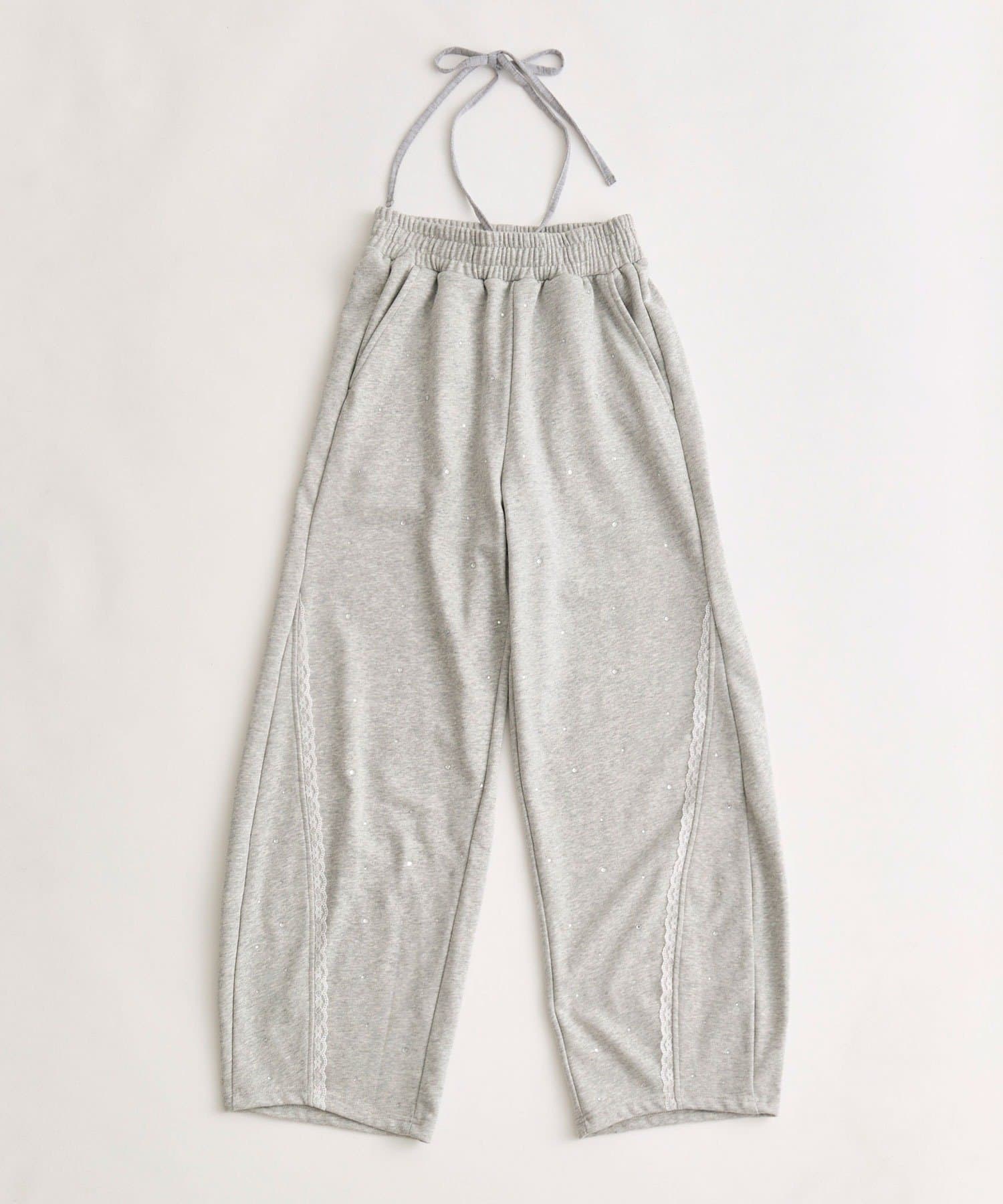 OLIVE des OLIVE(オリーブ デ オリーブ) キラキラバレルレッグパンツ