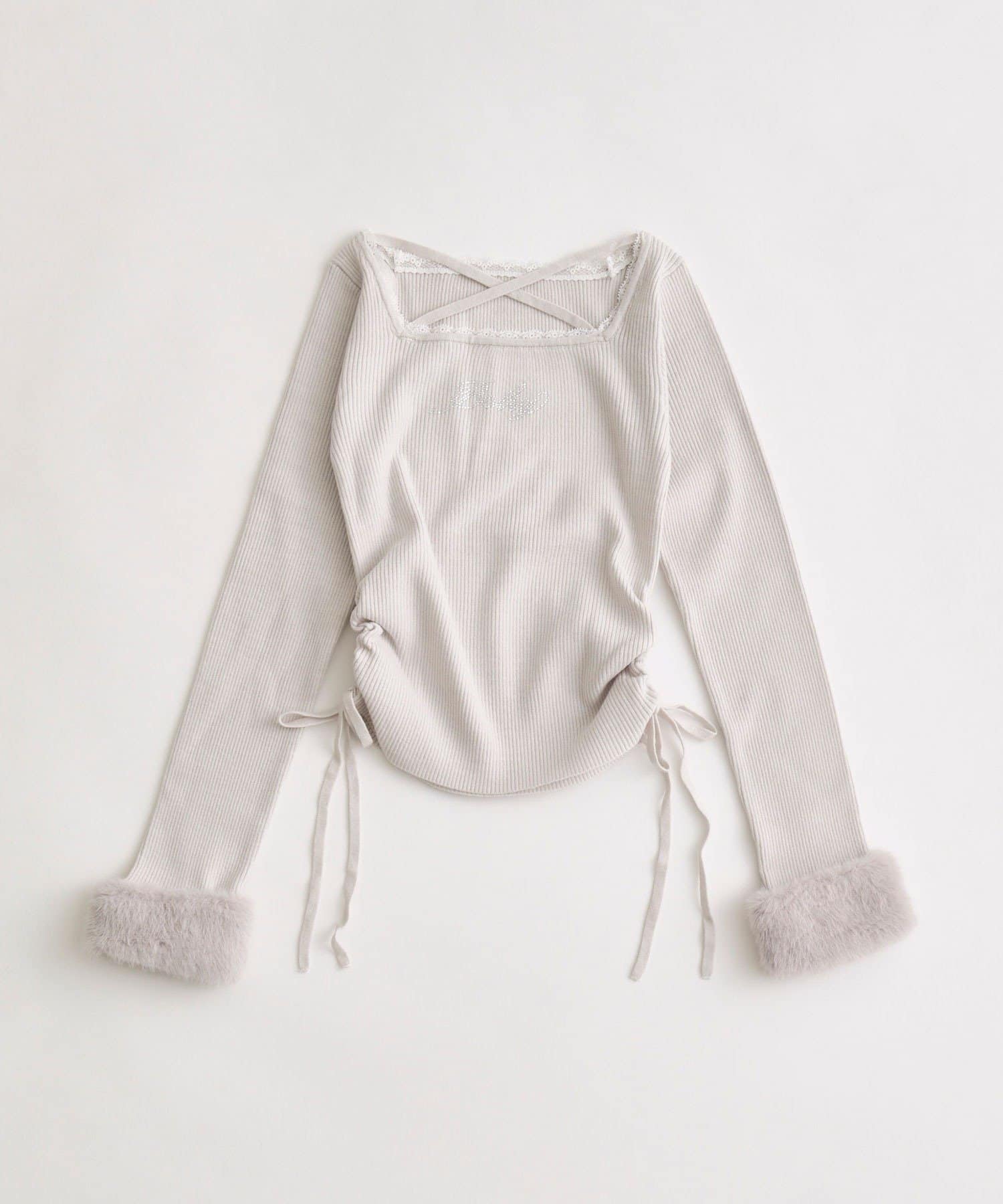 OLIVE des OLIVE(オリーブ デ オリーブ) 袖ファートップス