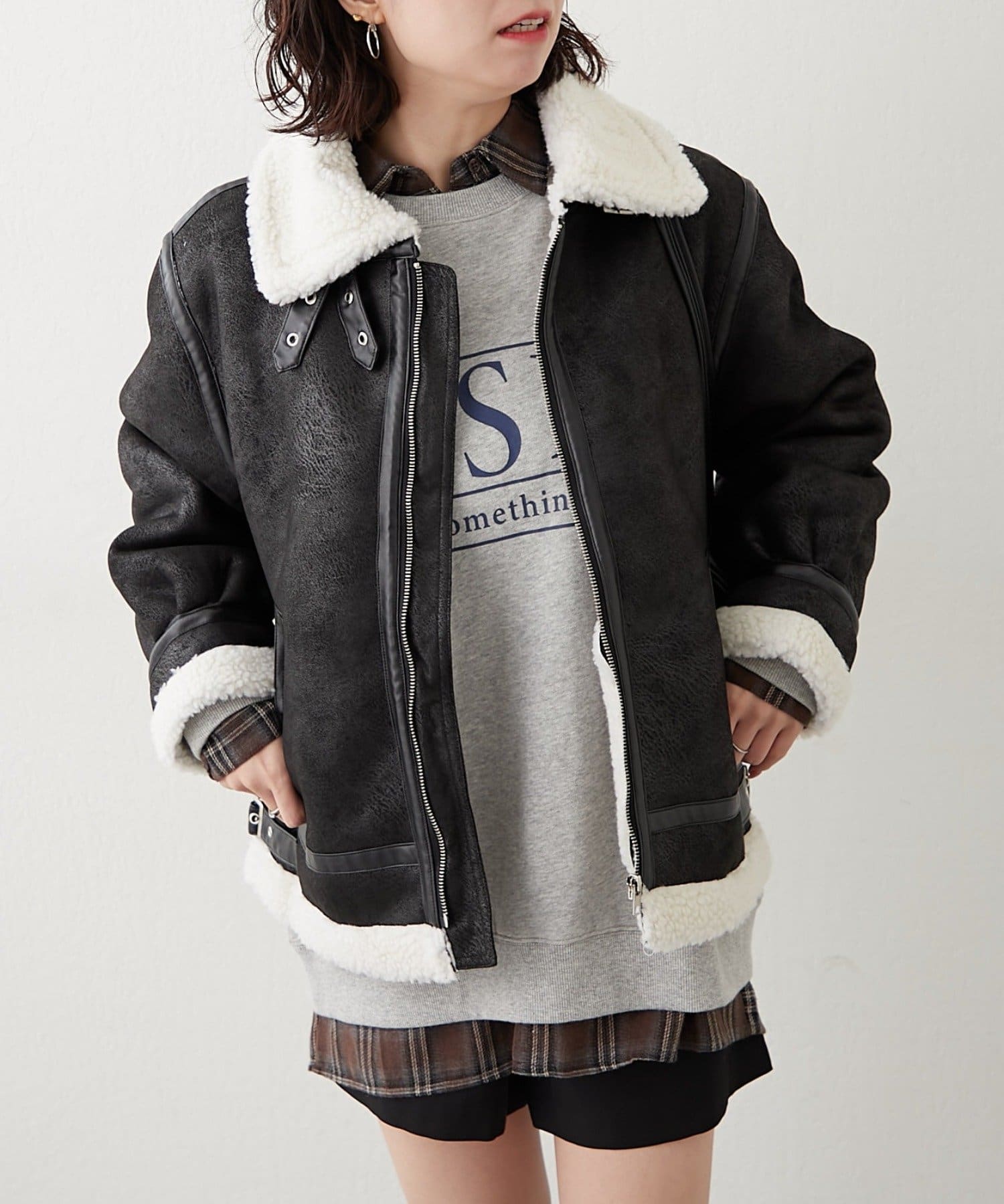 NICE CLAUP / OLIVE des OLIVE OUTLET(ナイスクラップ  / オリーブ デ オリーブ アウトレット) 【RMAF】フライトジャケット