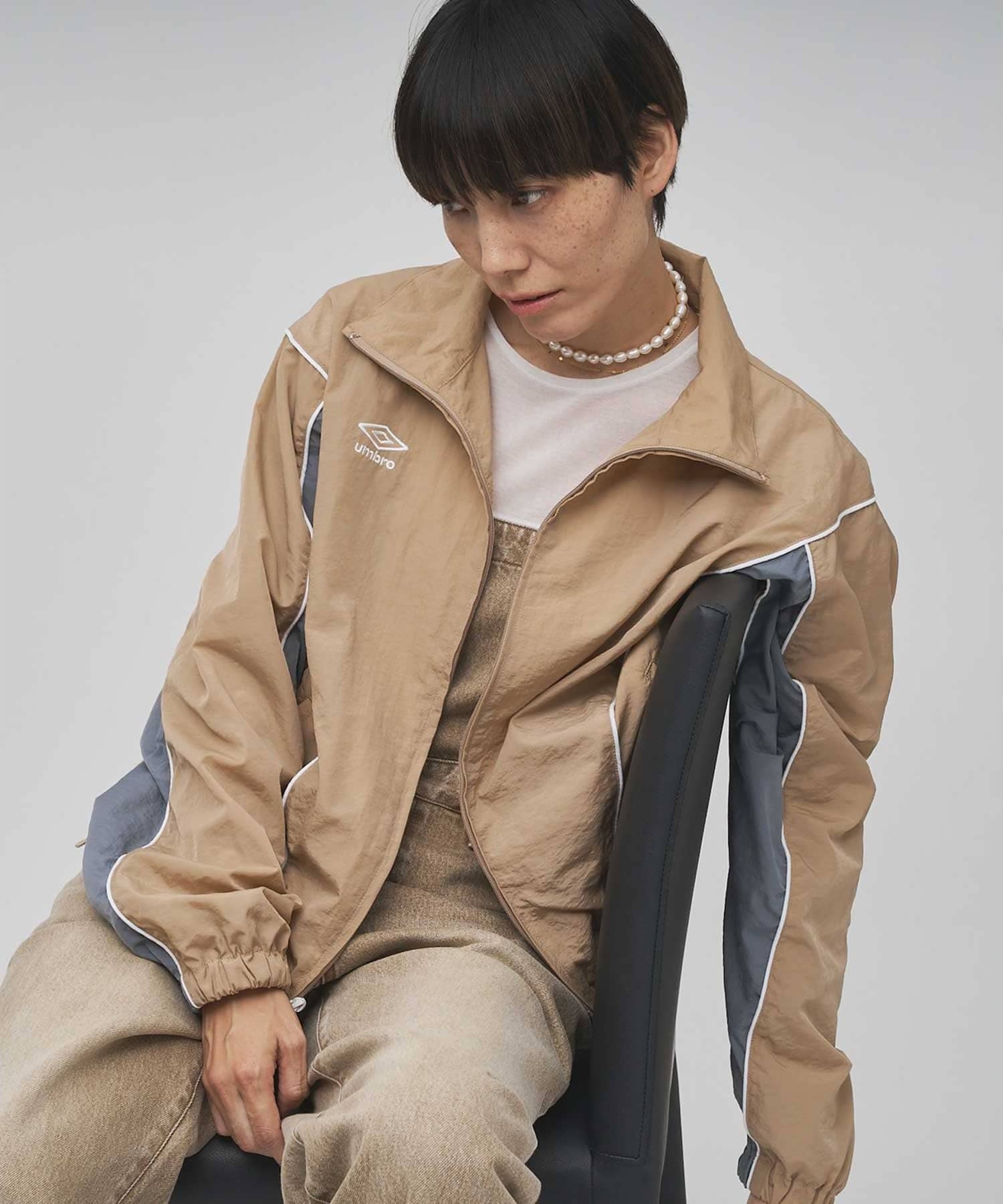 Whim Gazette(ウィム ガゼット) 【UMBRO×Whim Gazette】 スタンドカラーブルゾン