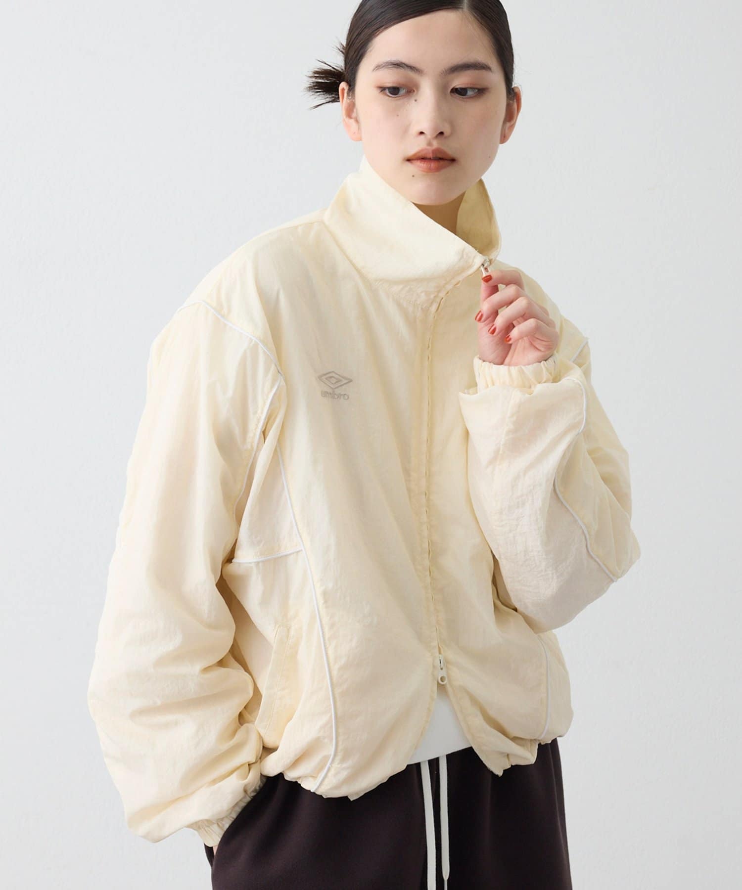 Whim Gazette(ウィム ガゼット) 【umbro×Whim Gazette】 スタンドカラーブルゾン