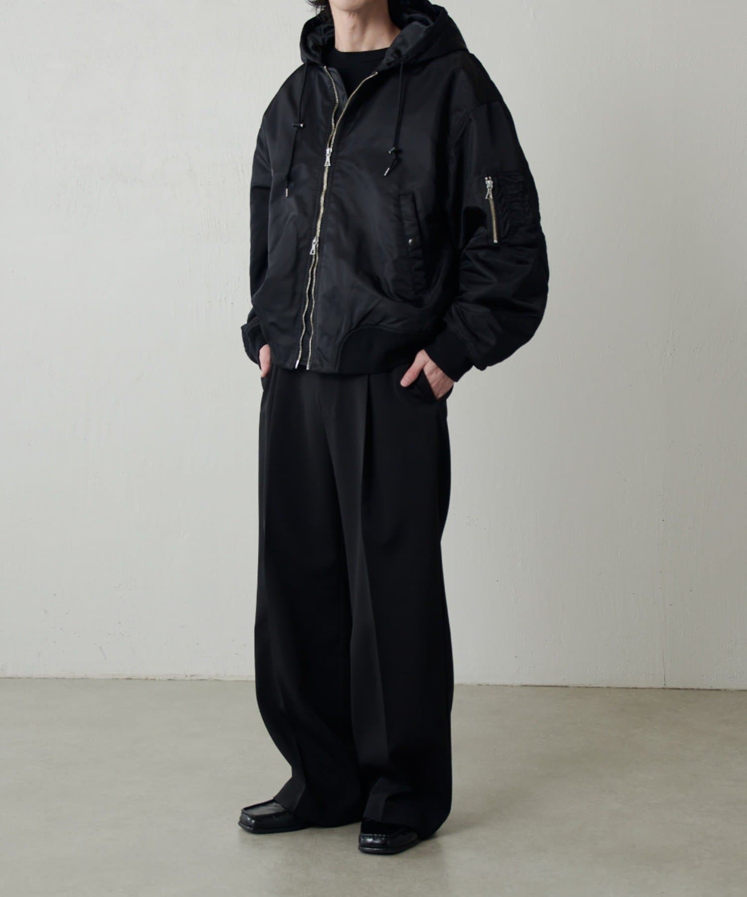 Lui's(ルイス) フーデッドボンバーブルゾン