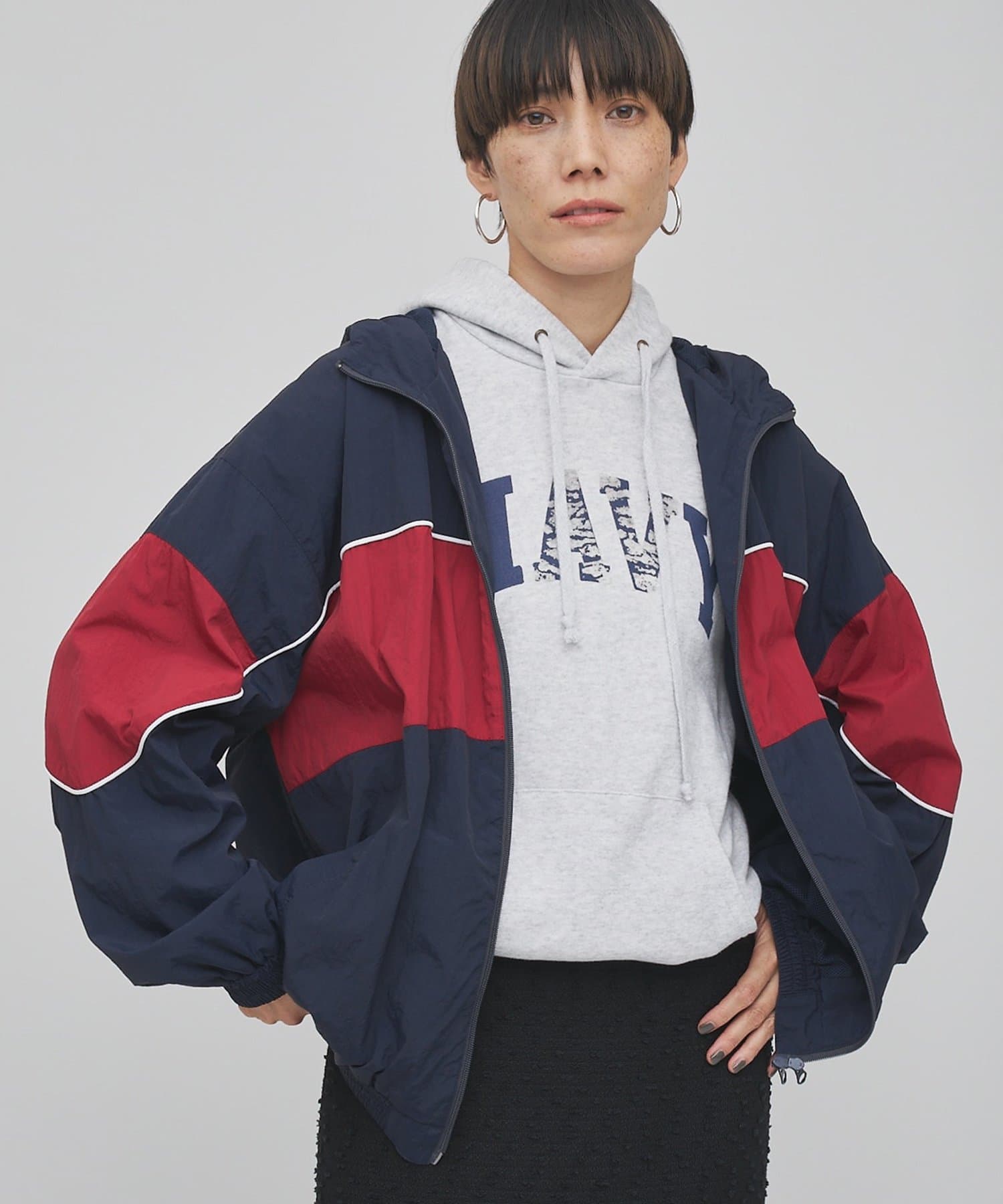 Whim Gazette(ウィム ガゼット) 【UMBRO×Whim Gazette】 フーディーブルゾン