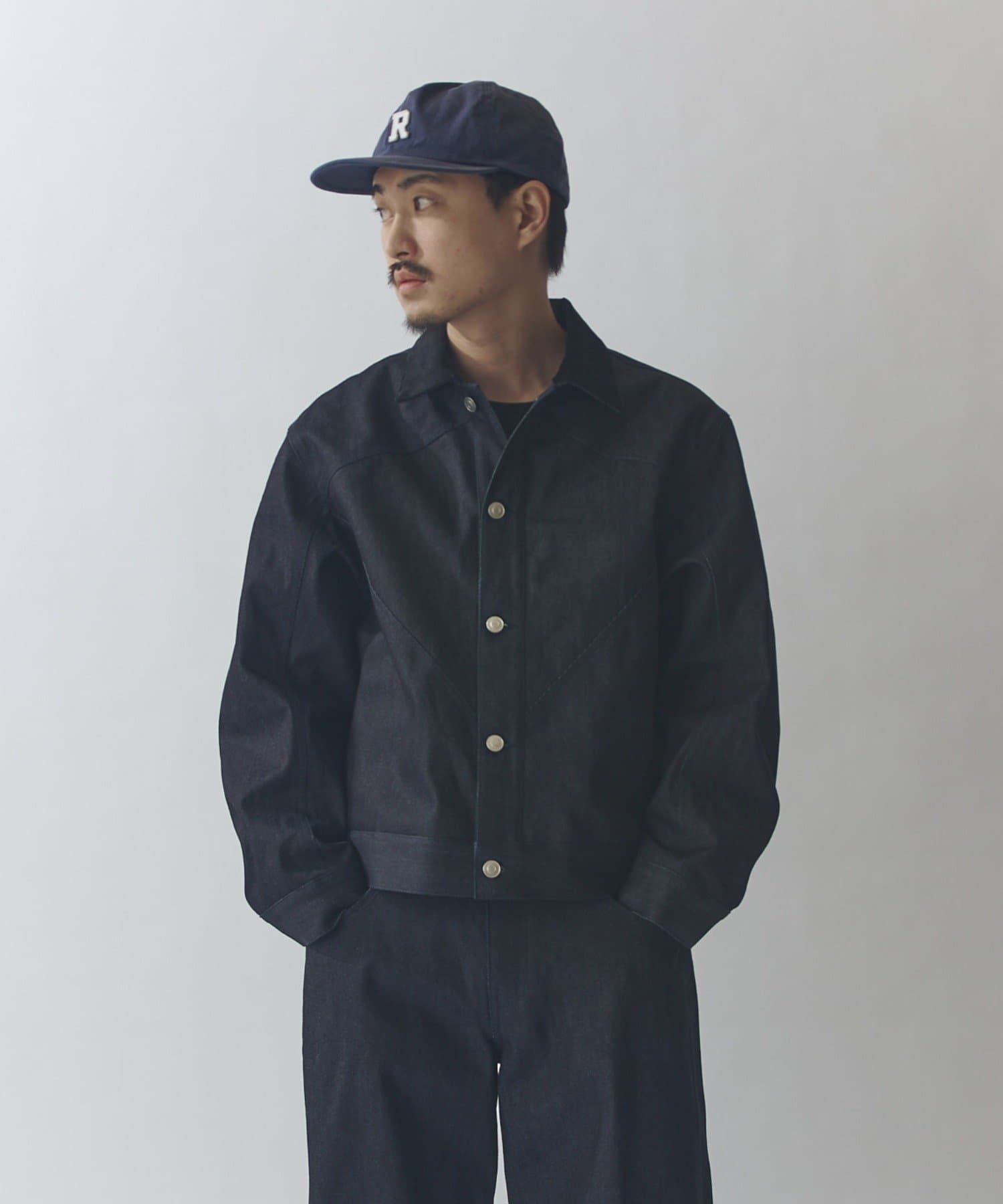 Lui's(ルイス) リジットボクシーデニムジャケット