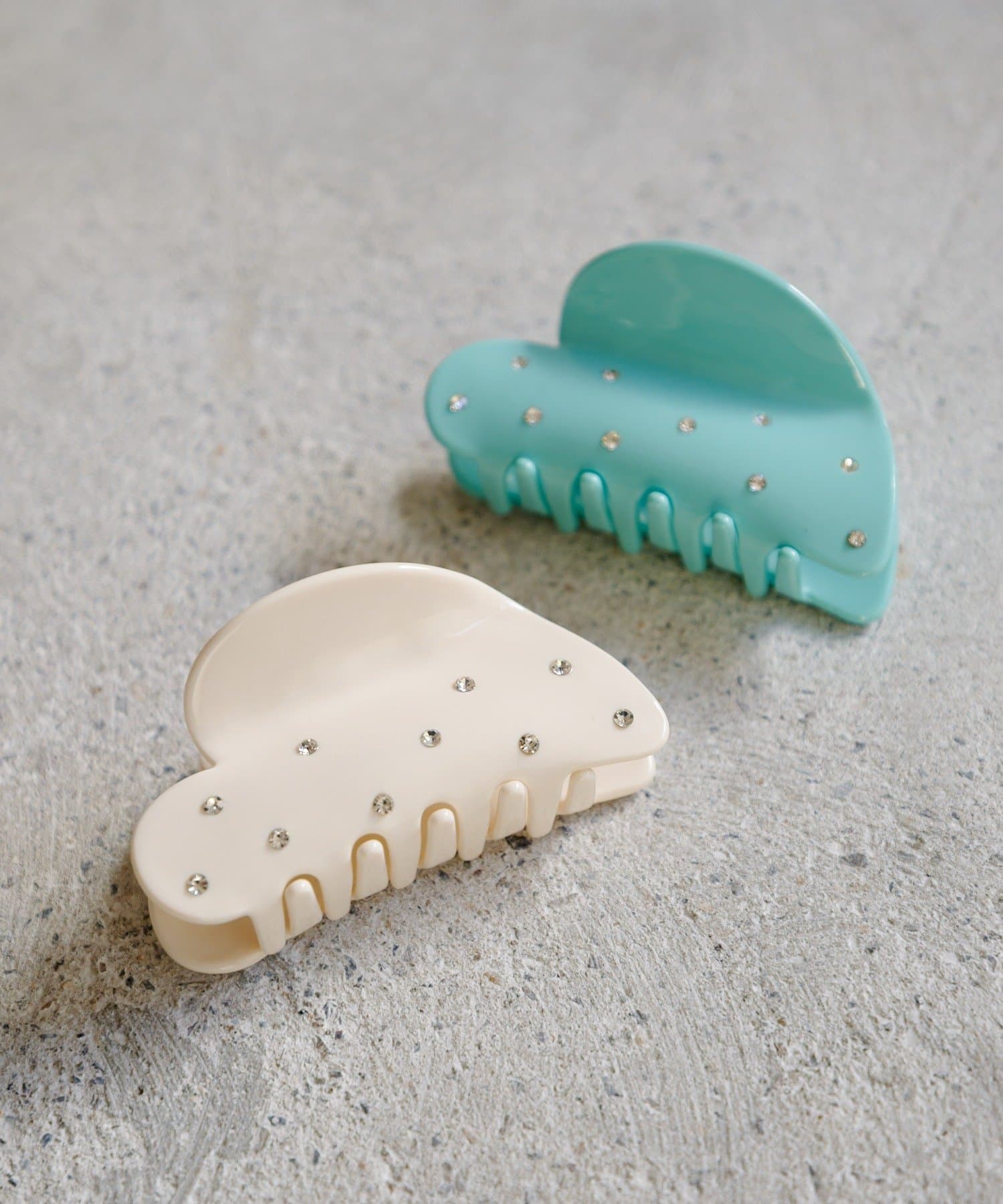 Kastane(カスタネ) 【fiw./4色展開】キラキラハートマルチクリップ