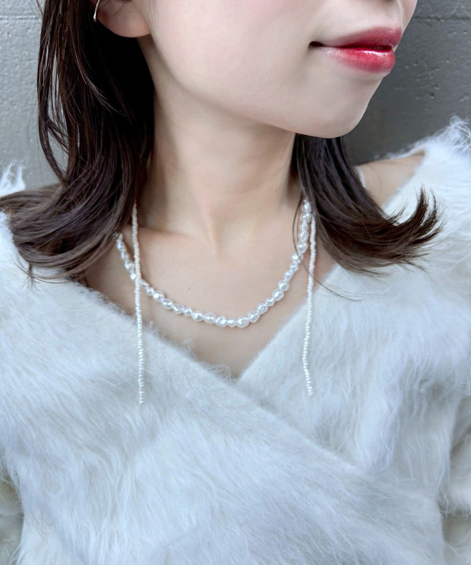 Kastane(カスタネ) 【fiw.】ブランチパールネックレス