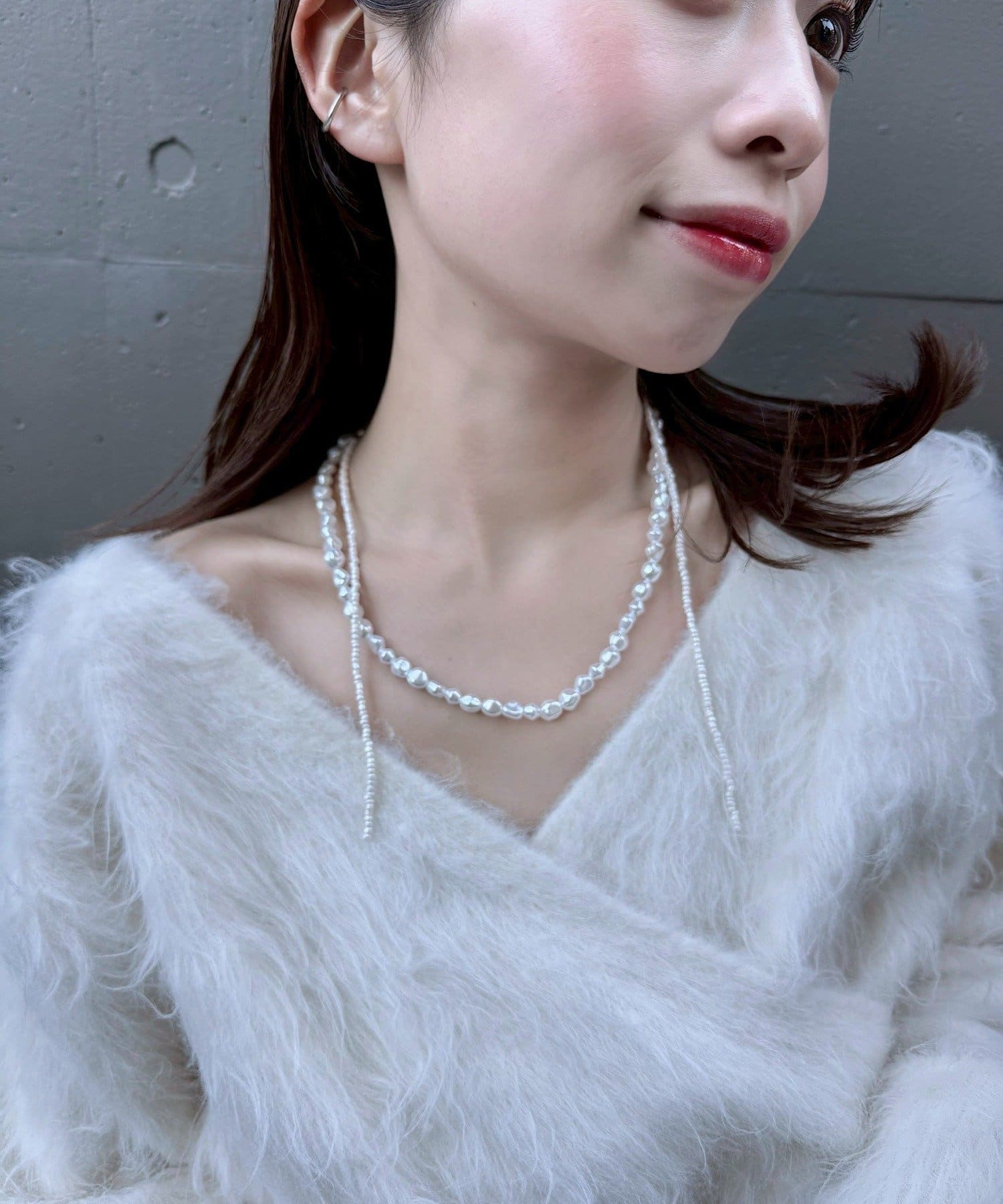 Kastane(カスタネ) 【fiw.】ブランチパールネックレス