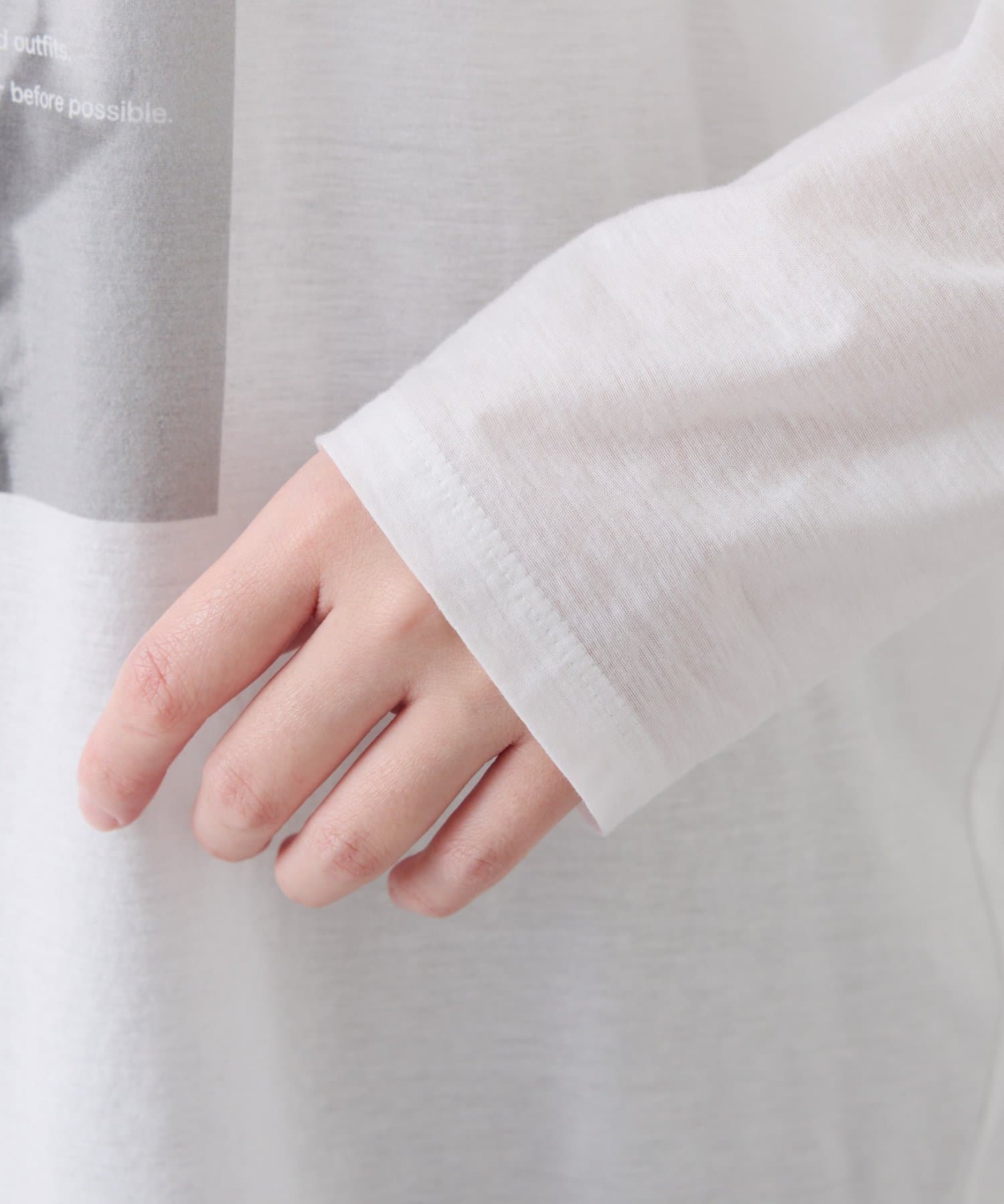 COLLAGE GALLARDAGALANTE(コラージュ ガリャルダガランテ) 【インナーにも使える◎】シアードルマンフォトロンT