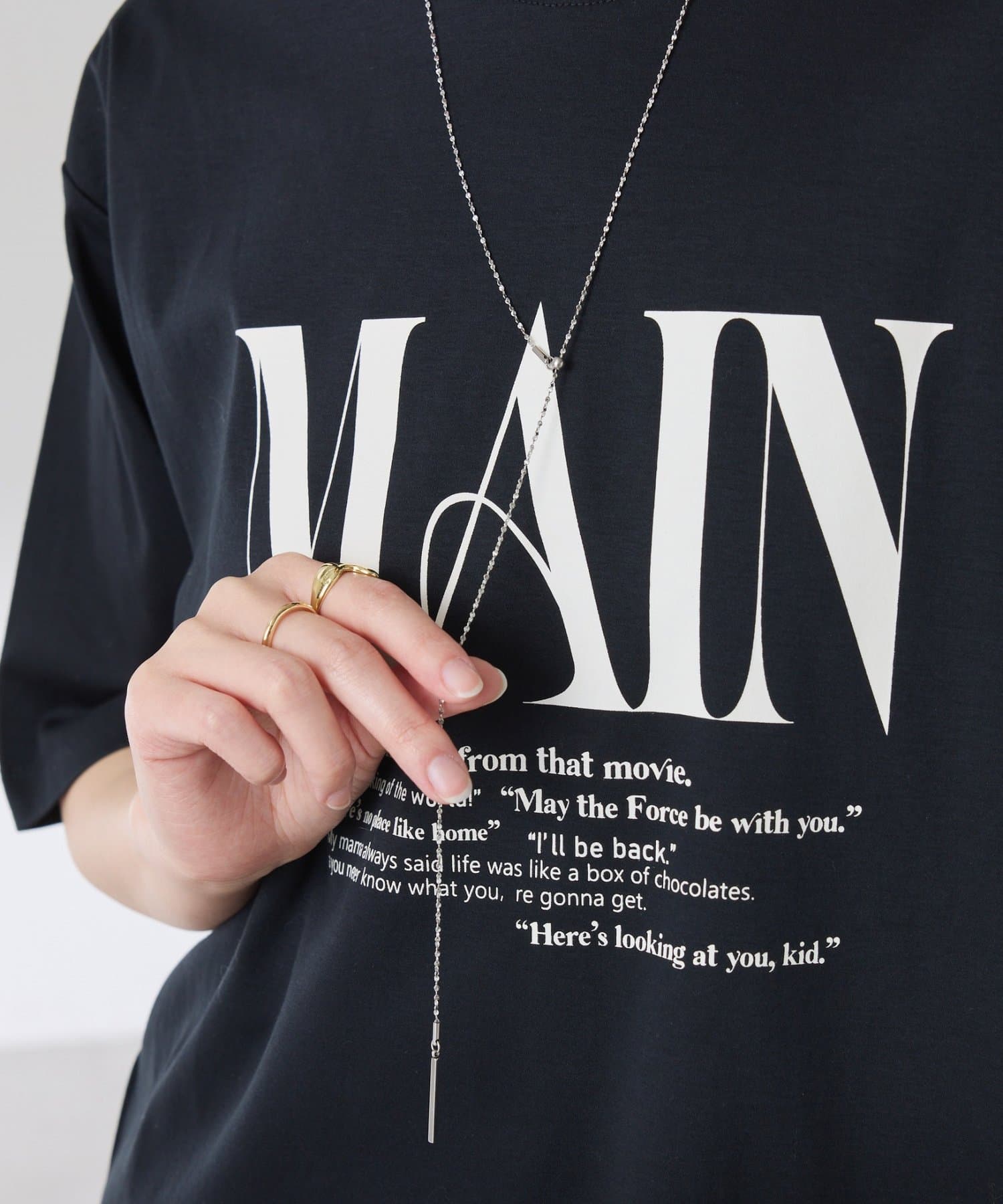 COLLAGE GALLARDAGALANTE(コラージュ ガリャルダガランテ) 【PAPILLONNER/パピヨネ】ステンレス2WAYネックレス