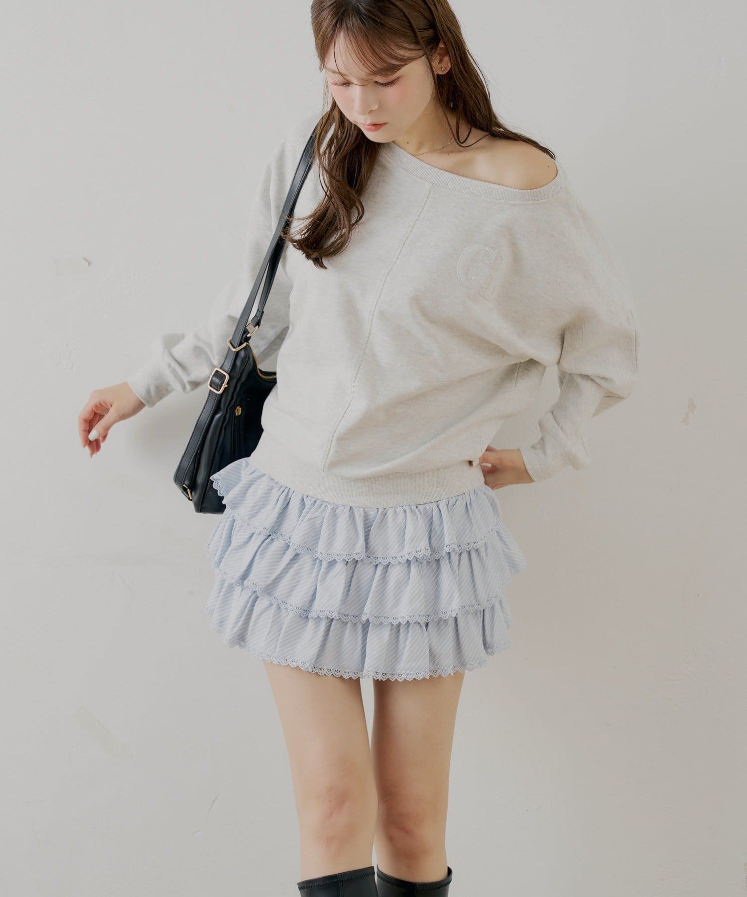 Chico(チコ) ティアードフリルミニスカート