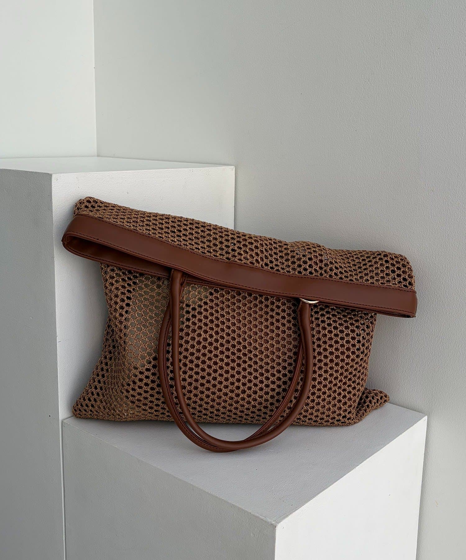 CAPRICIEUX LE'MAGE(カプリシュレマージュ) スクエアメッシュトート