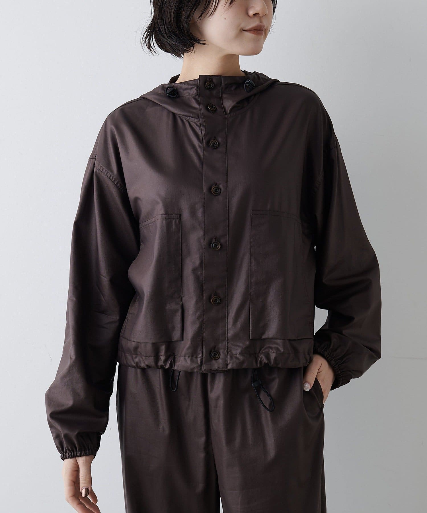 Drawing Numbers(ドローイングナンバーズ) 《セットアップ対応可》ナイロン撥水ツイルパーカー