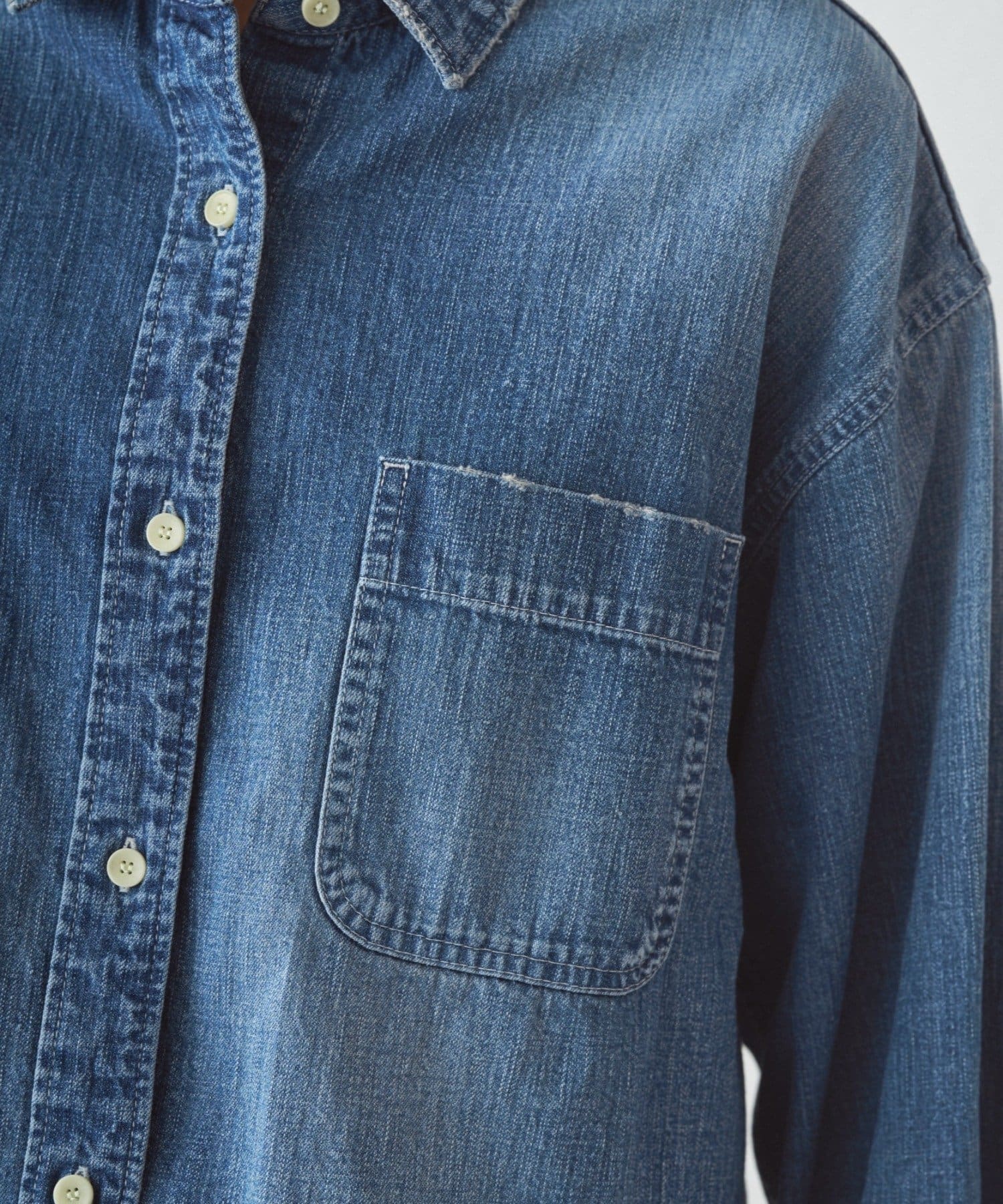 LOUNGEDRESS(ラウンジドレス) デニムショートシャツ