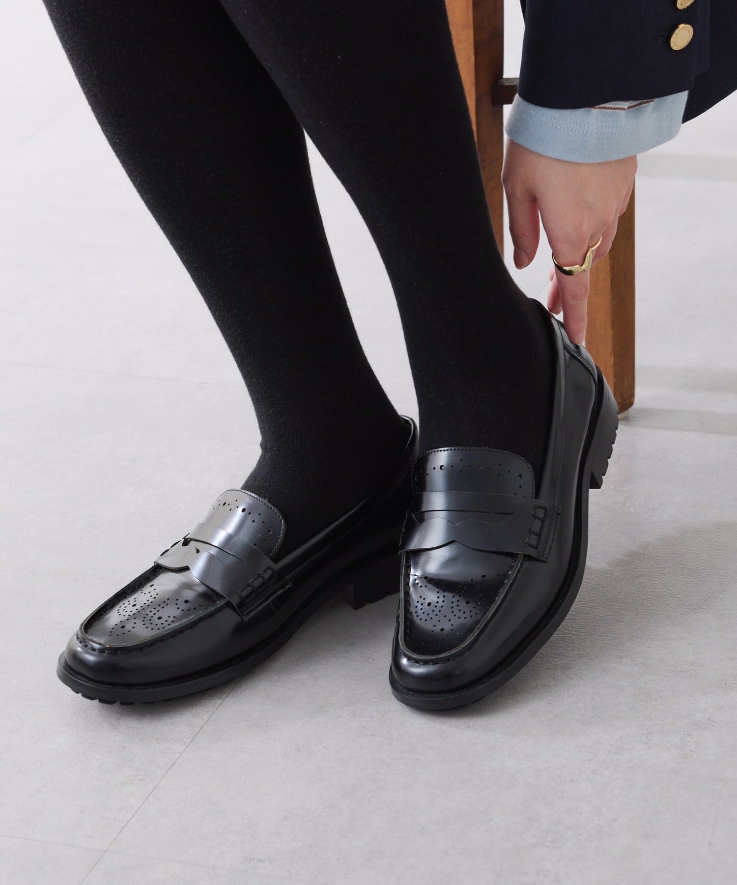 COLLAGE GALLARDAGALANTE(コラージュ ガリャルダガランテ) 【ARTESANOS/アルテサノス×PAPILLONNER コラボ】ローファー