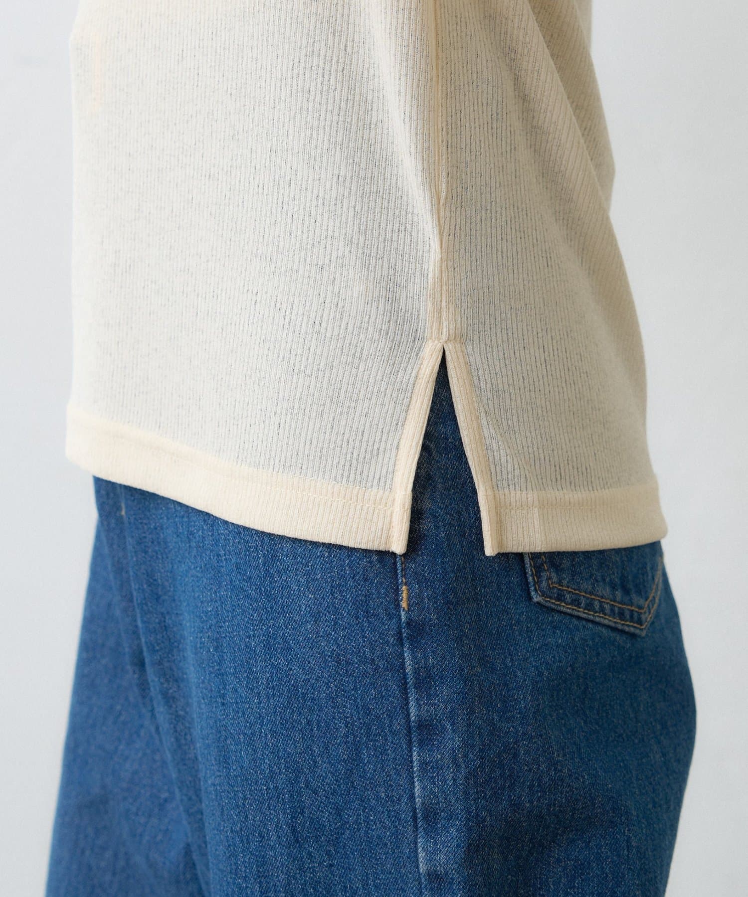 CIAOPANIC TYPY(チャオパニックティピー) ≪オケージョン対応≫シアーリブTEE付きオールインワン