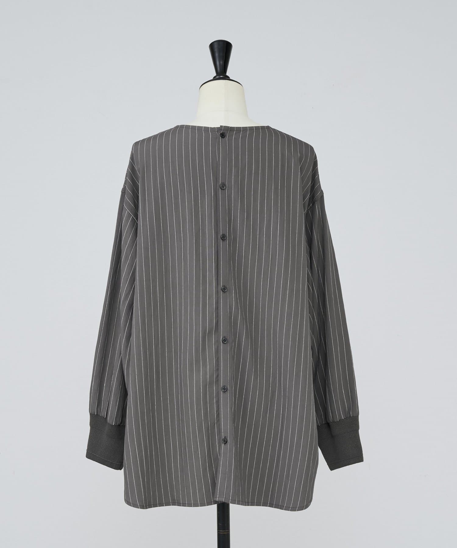 BEARDSLEY(ビアズリー) 袖口ニットシャツ