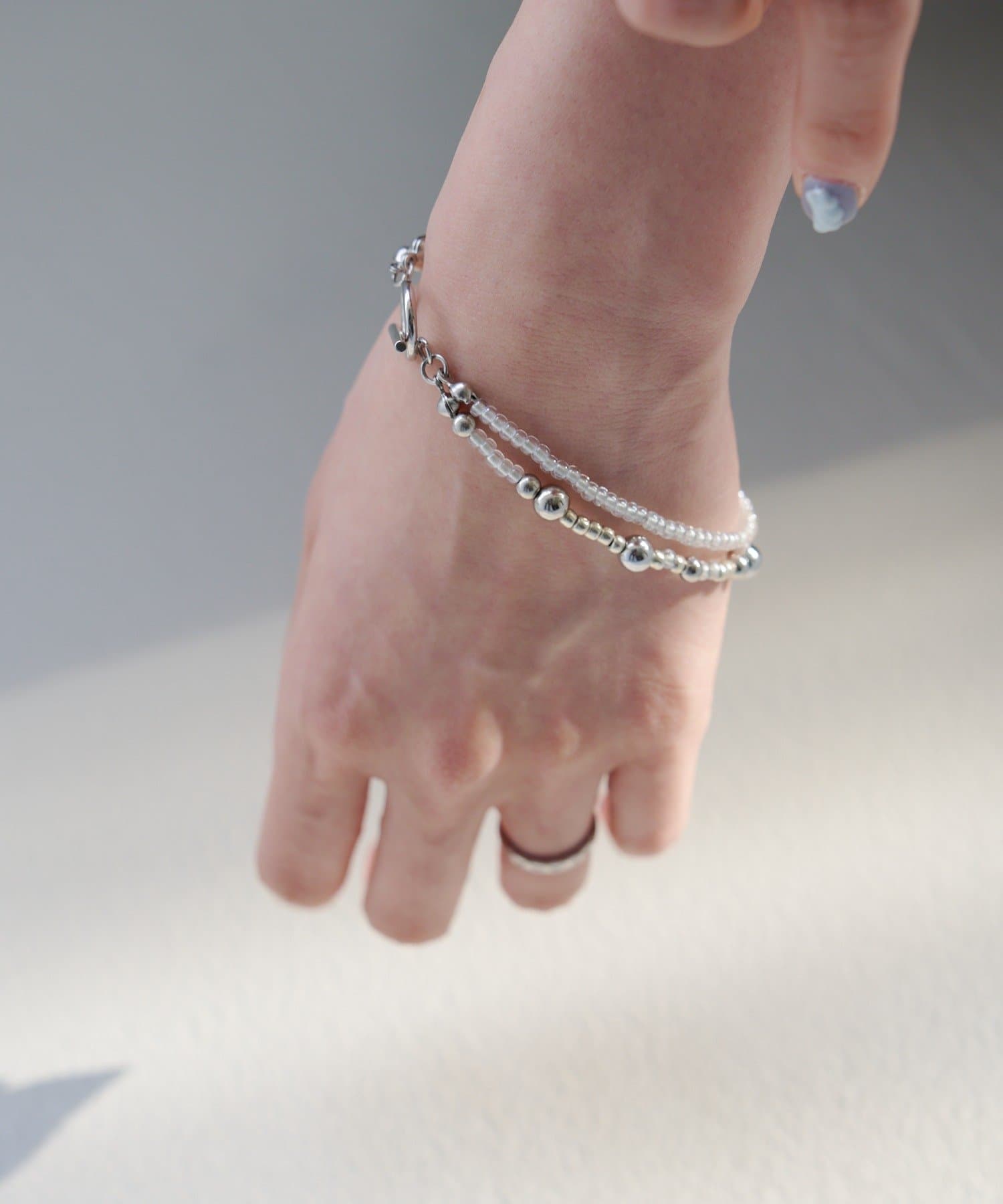 Kastane(カスタネ) 【fiw.】フラワービーズブレス