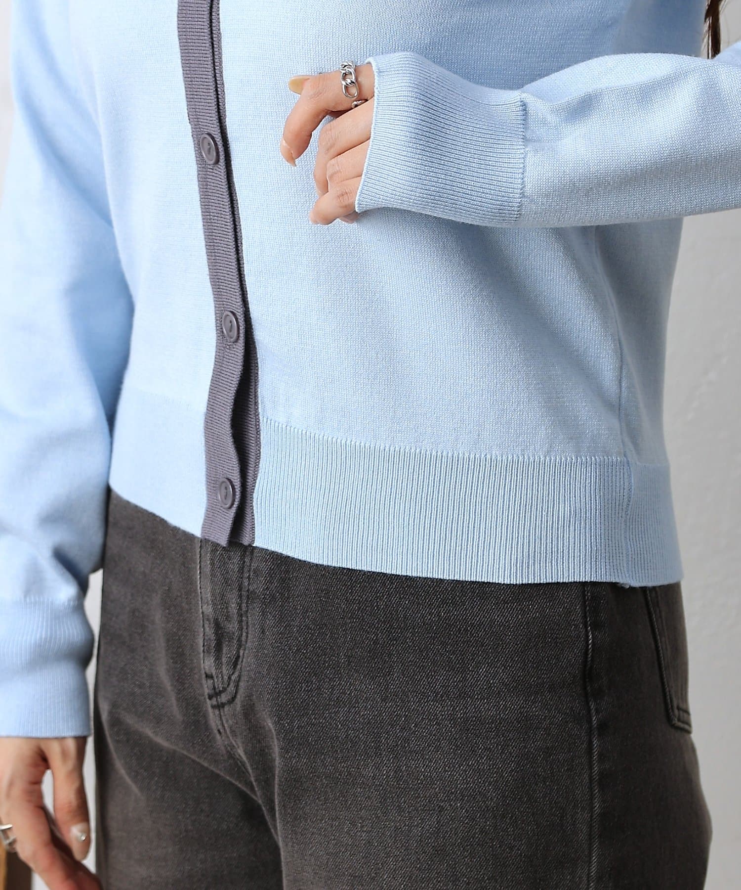 COLONY 2139(コロニー トゥーワンスリーナイン) フェイクレイヤードカーディガン