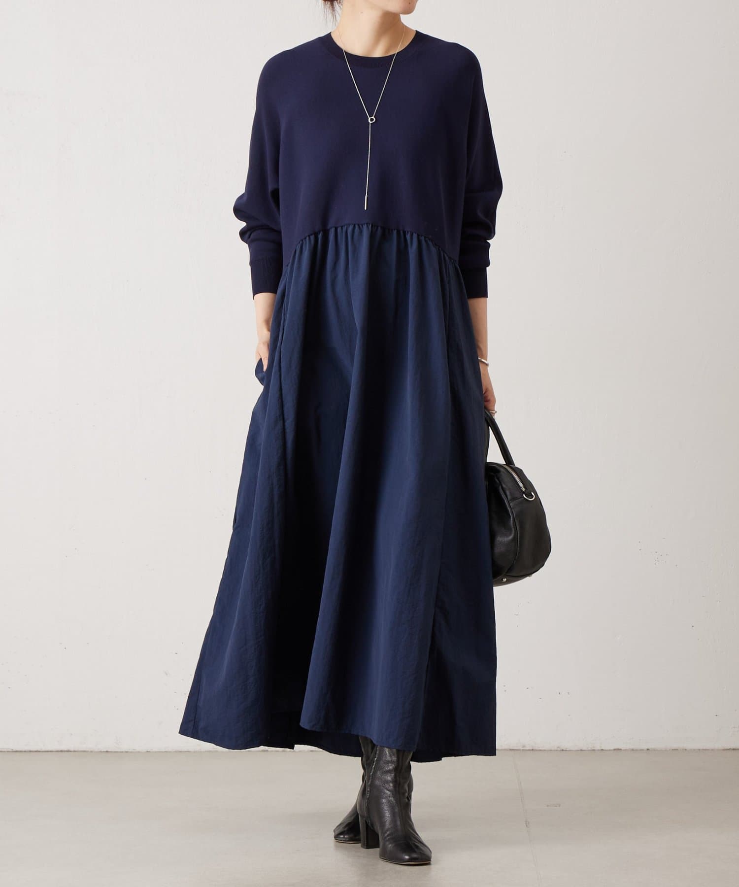 BEARDSLEY(ビアズリー) ニットコンビワンピース